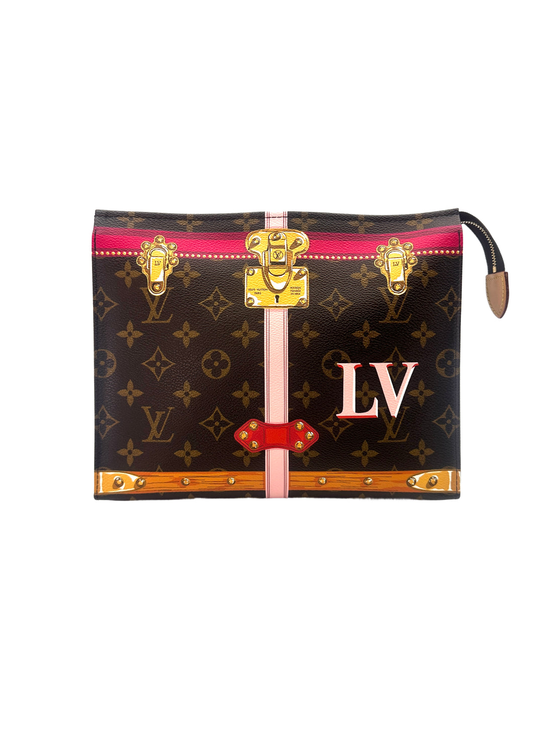 Louis Vuitton Summer Trunks Trompe L'oeil Pouch LV1982