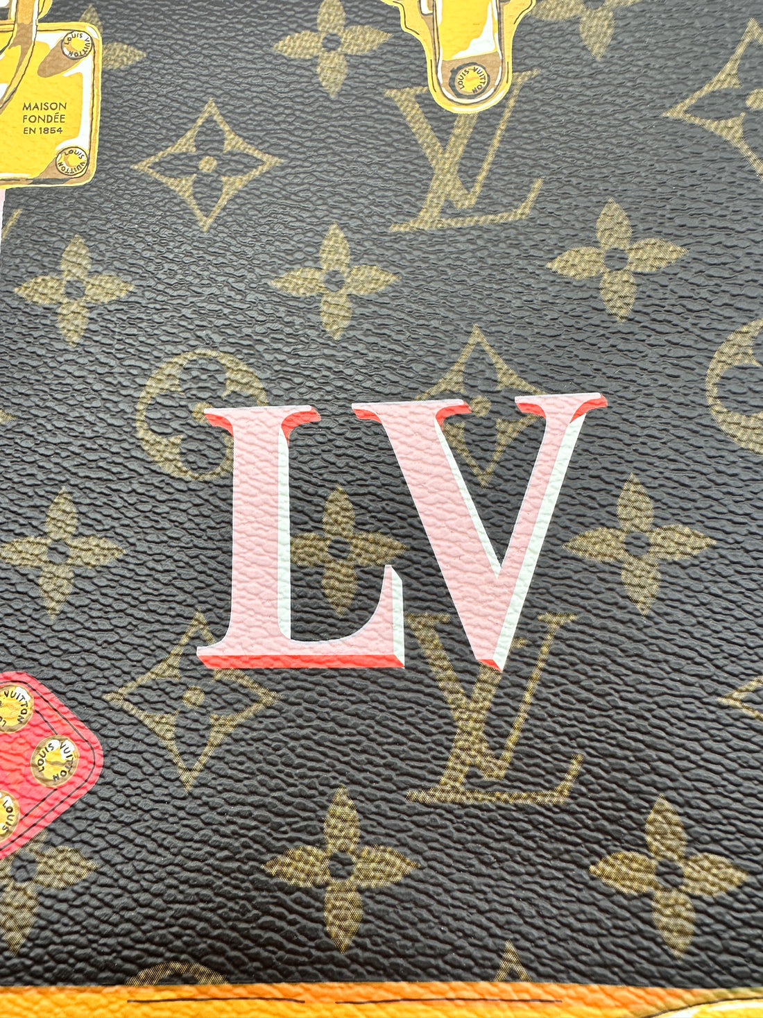 Louis Vuitton Summer Trunks Trompe L'oeil Pouch LV1982