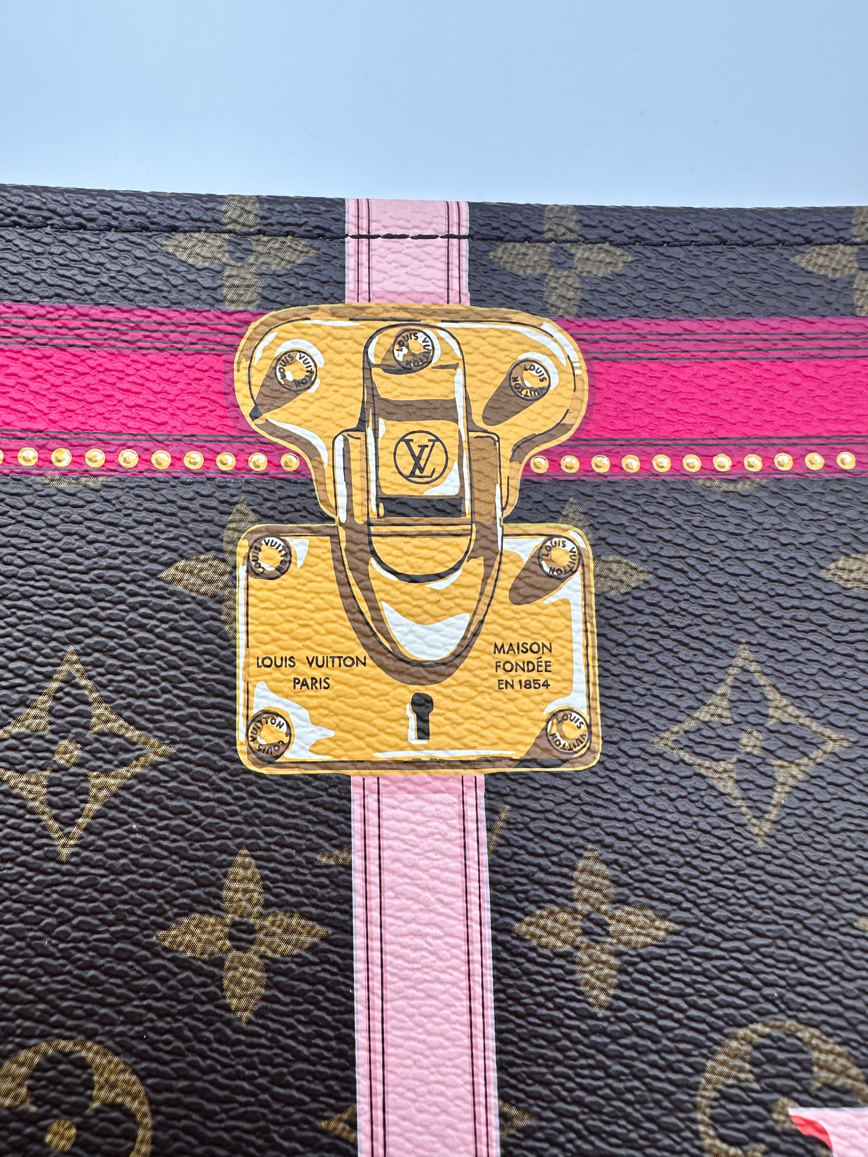 Louis Vuitton Summer Trunks Trompe L'oeil Pouch LV1982