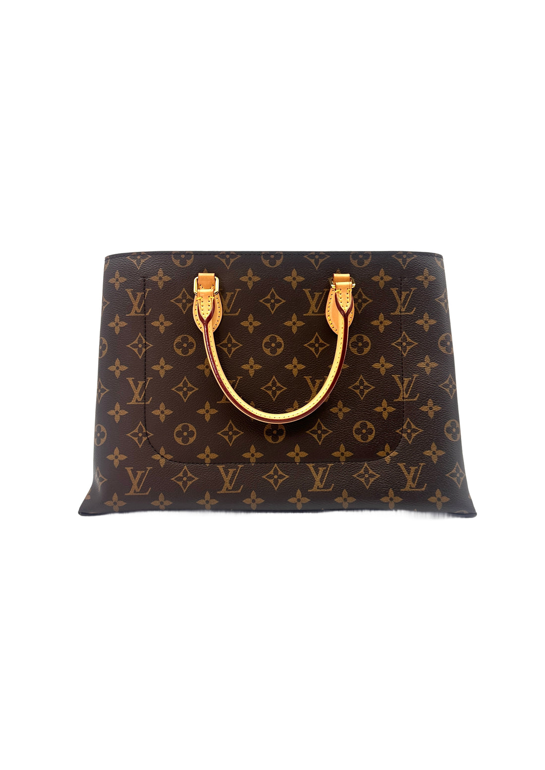 Louis Vuitton Flower Tote Monogram Canvas Handle Bag With Flower Lock LV1987