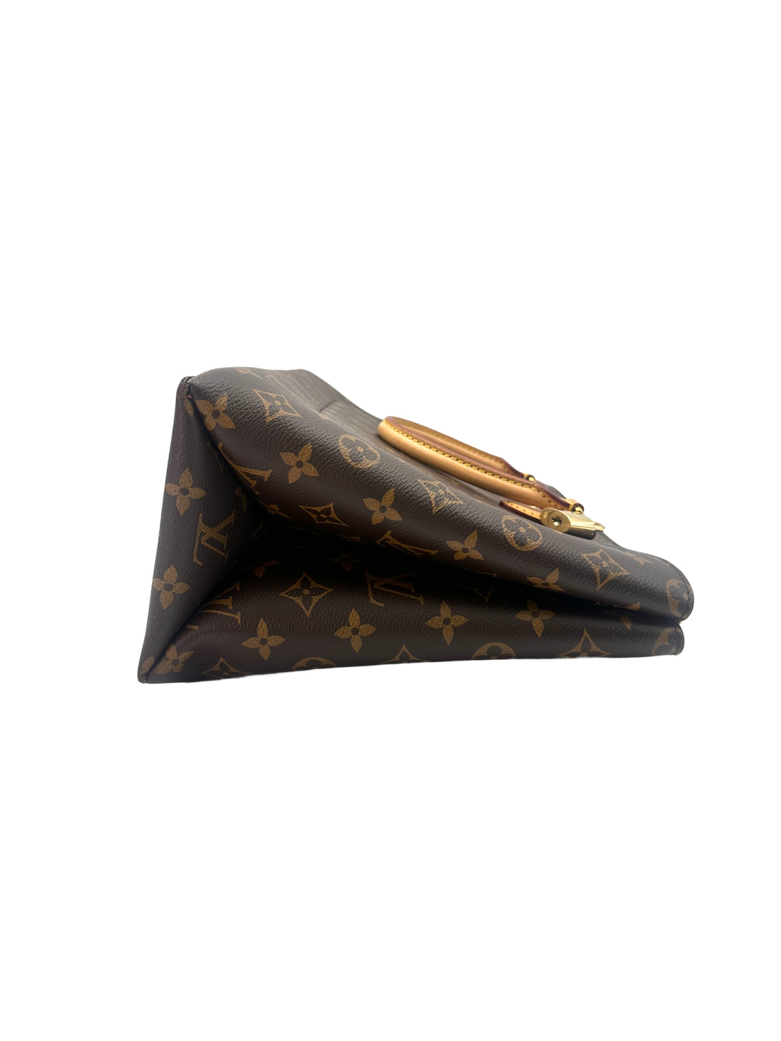 Louis Vuitton Flower Tote Monogram Canvas Handle Bag With Flower Lock LV1987