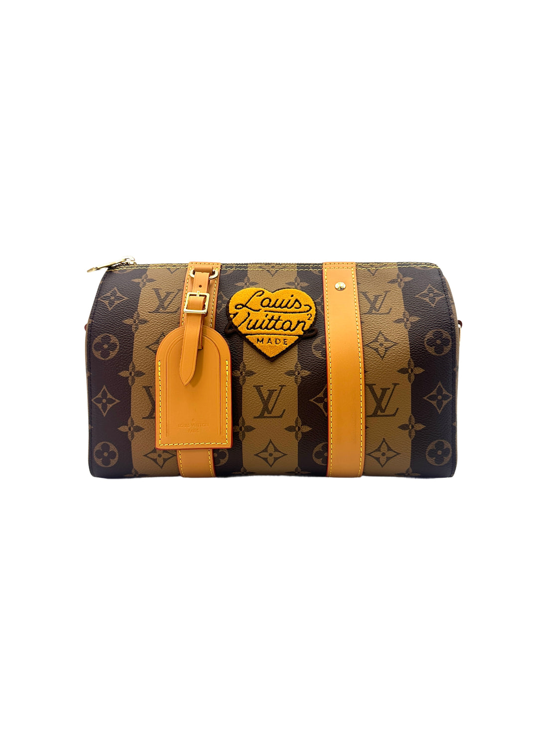Louis Vuitton x Nigo City Keepall Monogram Stripes Shoulder Bag LV1991
