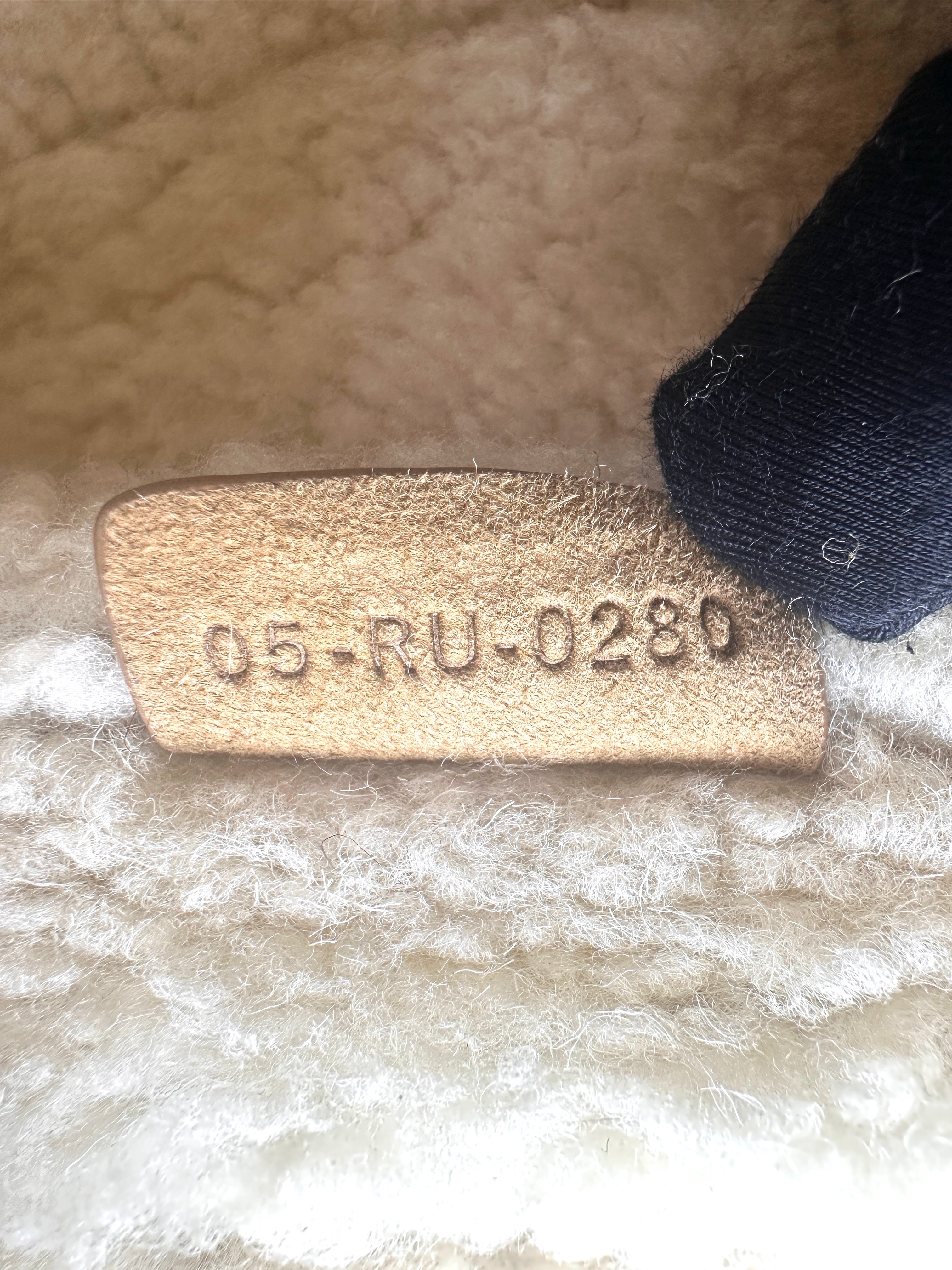 Christian Dior Camel Suede & Shearling Leather Saddle Bag DR521