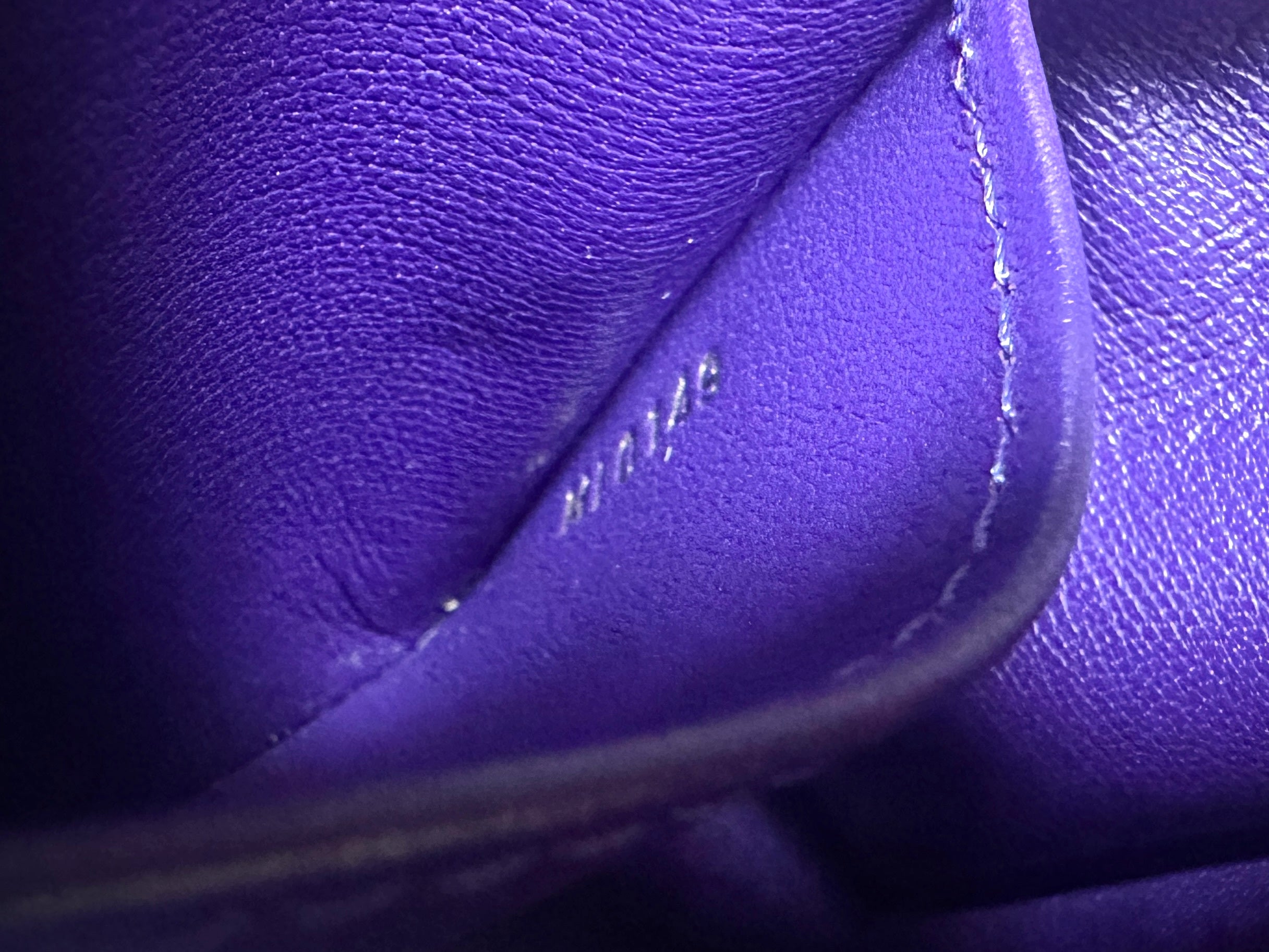 Louis Vuitton Capucines Purple Ostrich Leather Handle Bag LV1995