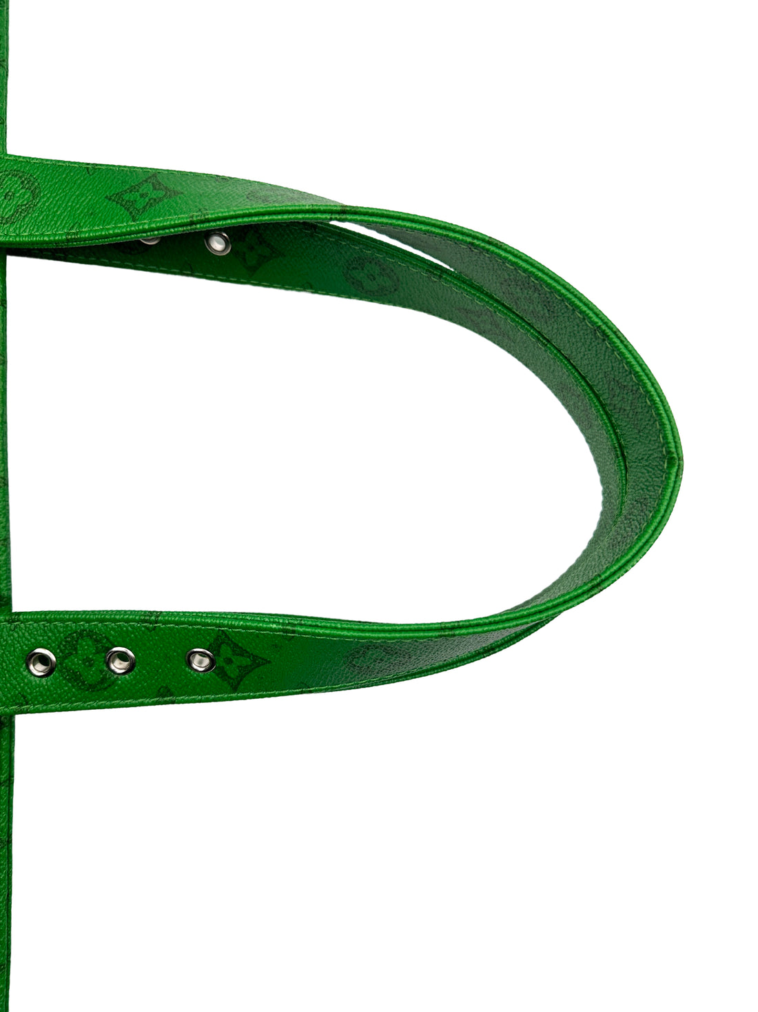 Louis Vuitton 2021Fall/Winter Green Monogram "TOURIST VS PURIST" Cabas Zippe Tote Bag LV2005