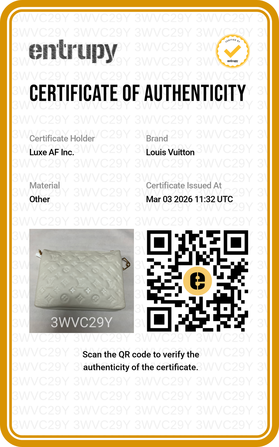 Louis Vuitton Coussin White Monogram Embossed Leather Shoulder Bag LV1997