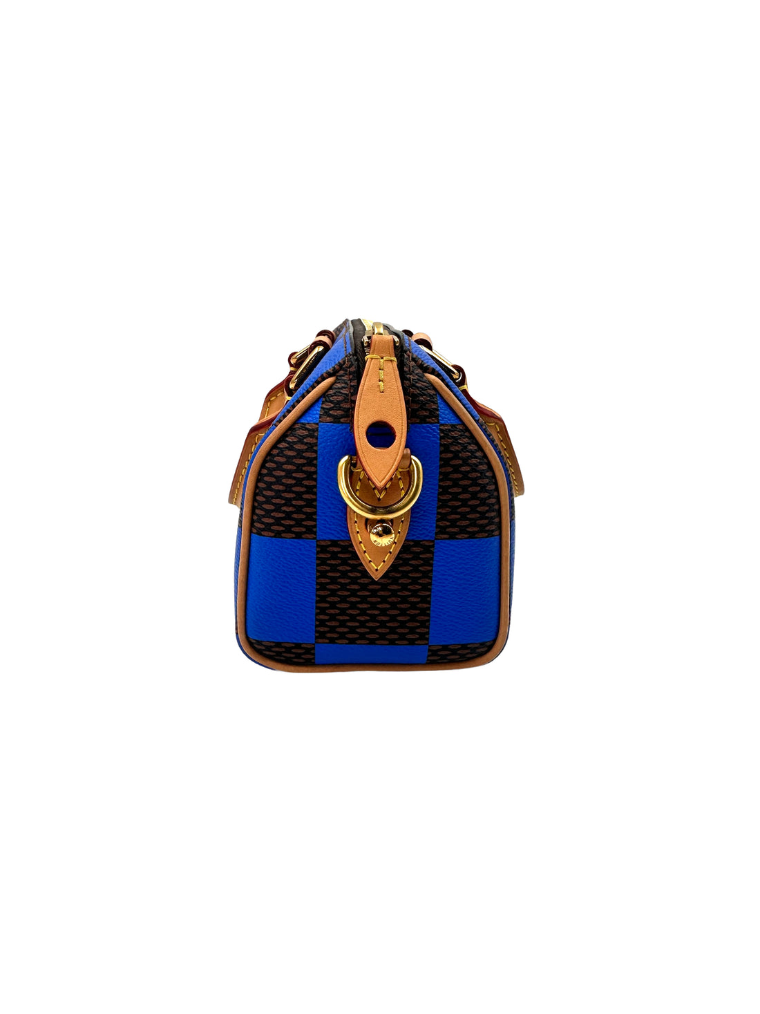 Louis Vuitton Speedy18 Blue Damier Pop Handle Bag LV1992