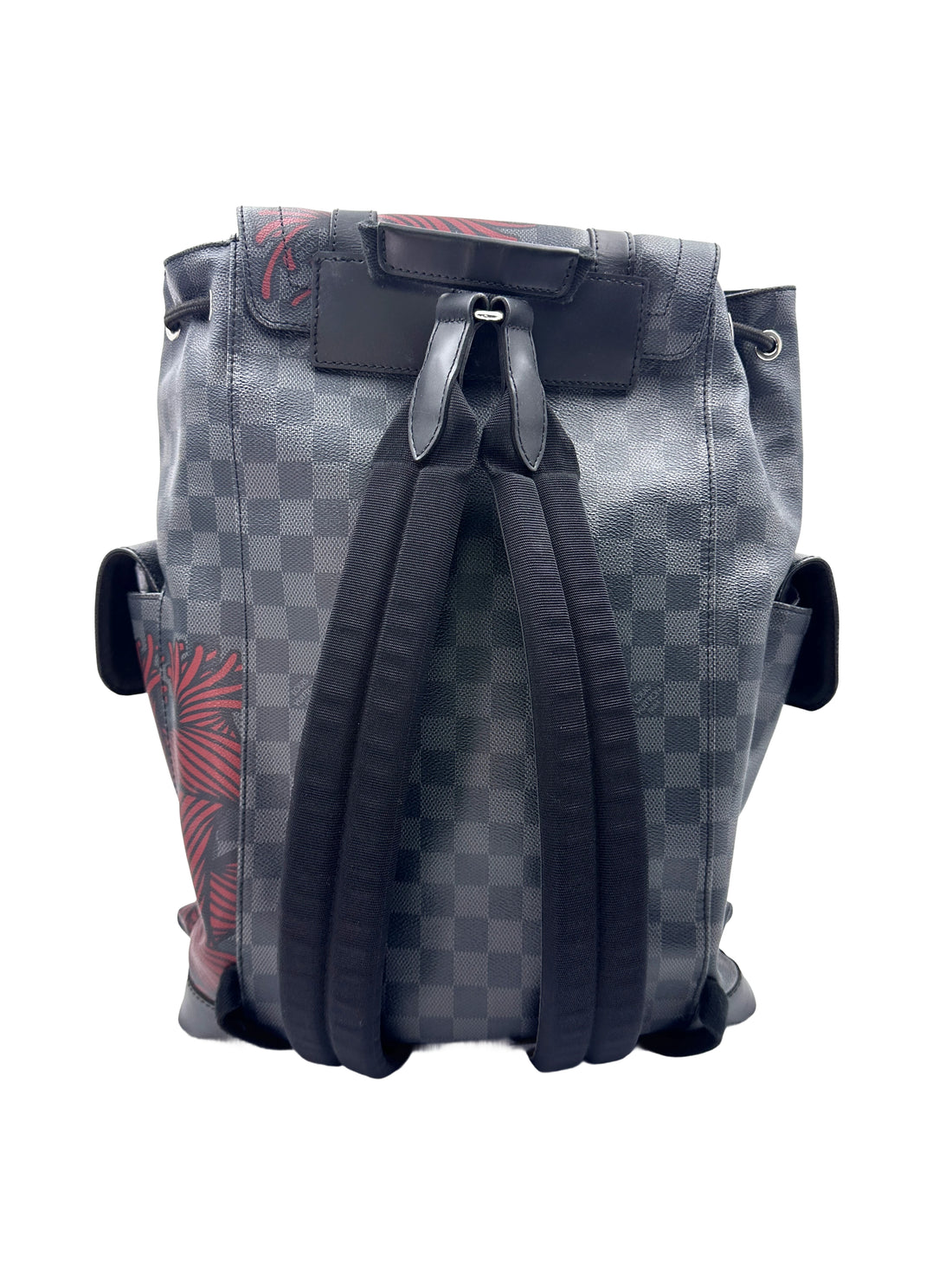 Louis Vuitton x Christopher Nemeth Damier Graphite Rope Christopher Backpack IRIS038