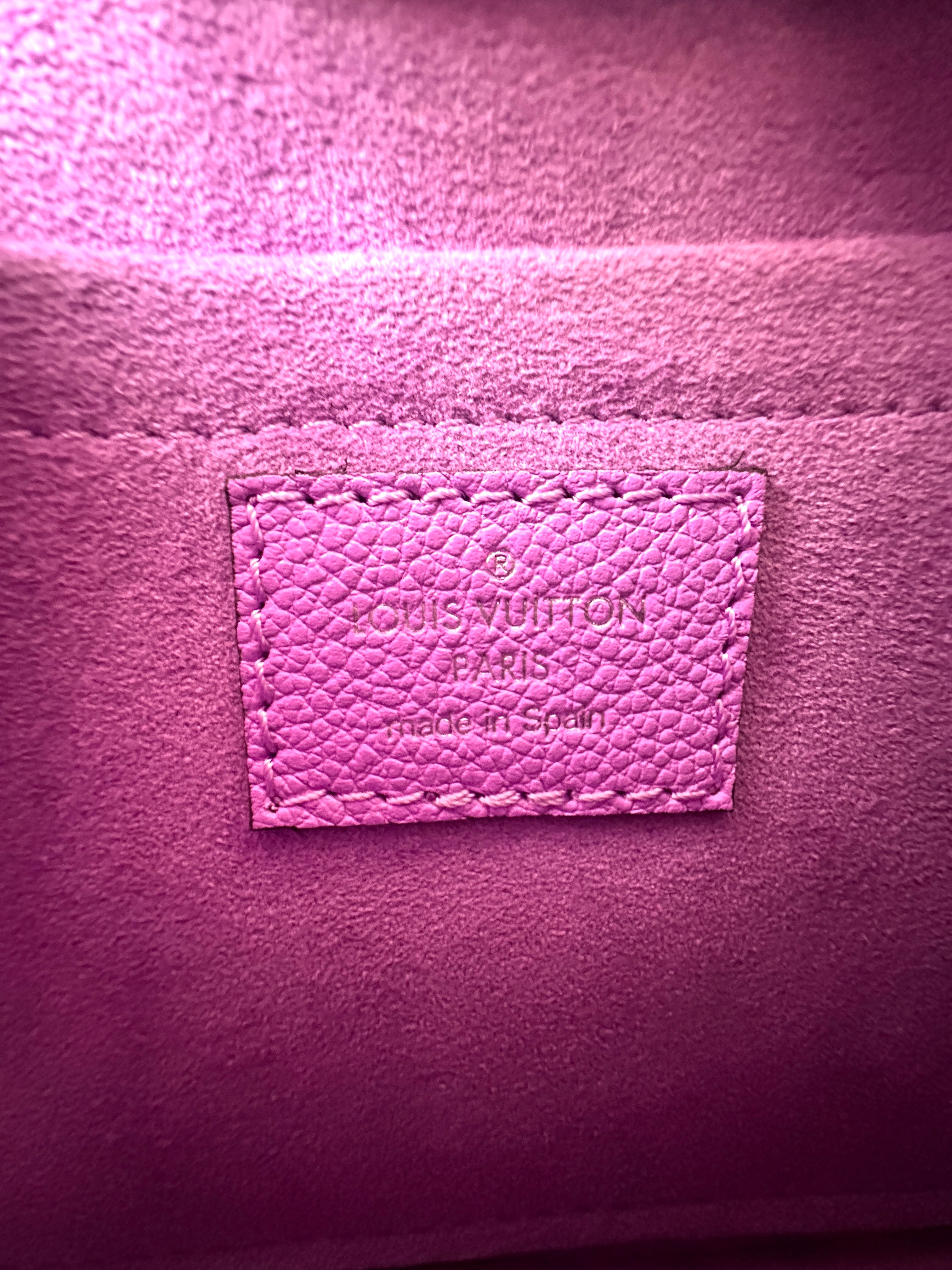 Louis Vuitton Marelle Purple Epi Leather Shoulder Bag LV2006