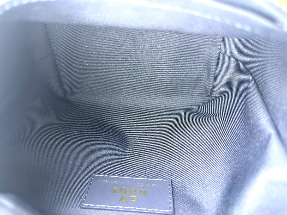 Louis Vuitton x Nigo Japanese Cruiser Blue Monogram Denim & Taurillon Leather Bag IRIS040