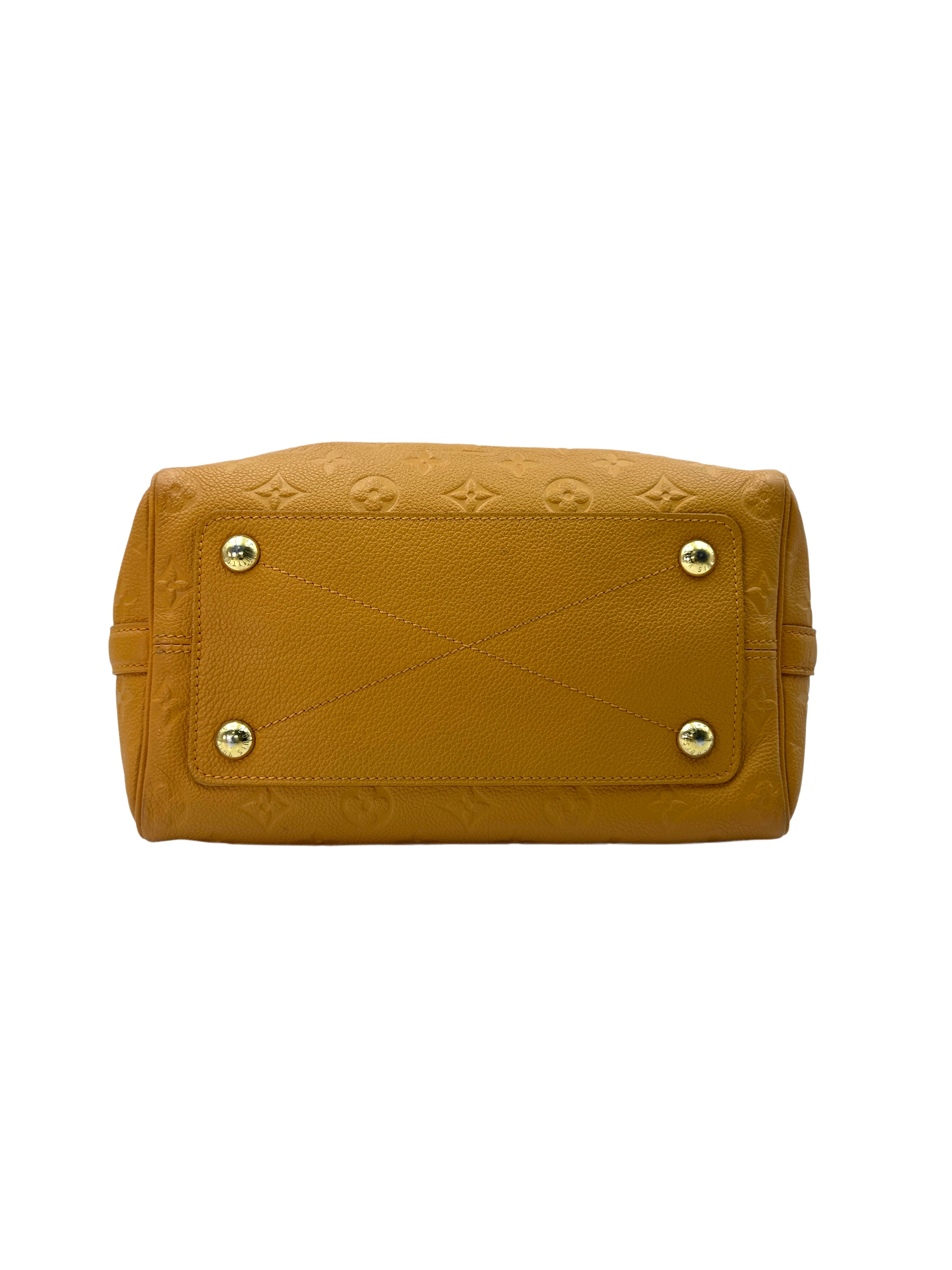Louis Vuitton Speedy25 Yellow Monogram Empreinte Handle Bag LV2008