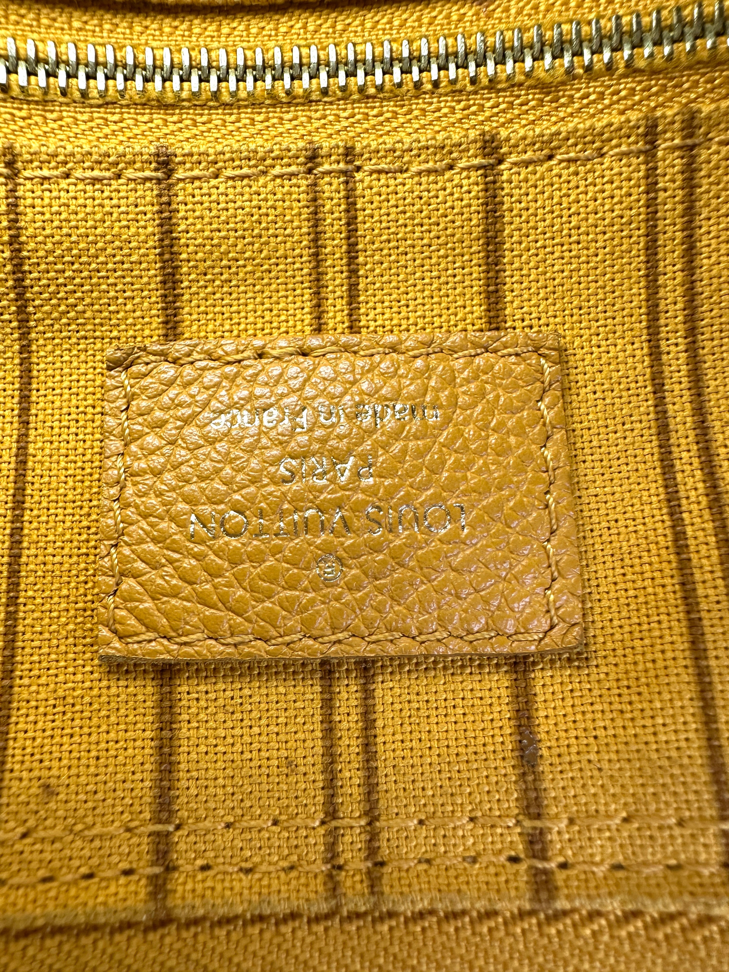 Louis Vuitton Speedy25 Yellow Monogram Empreinte Handle Bag LV2008