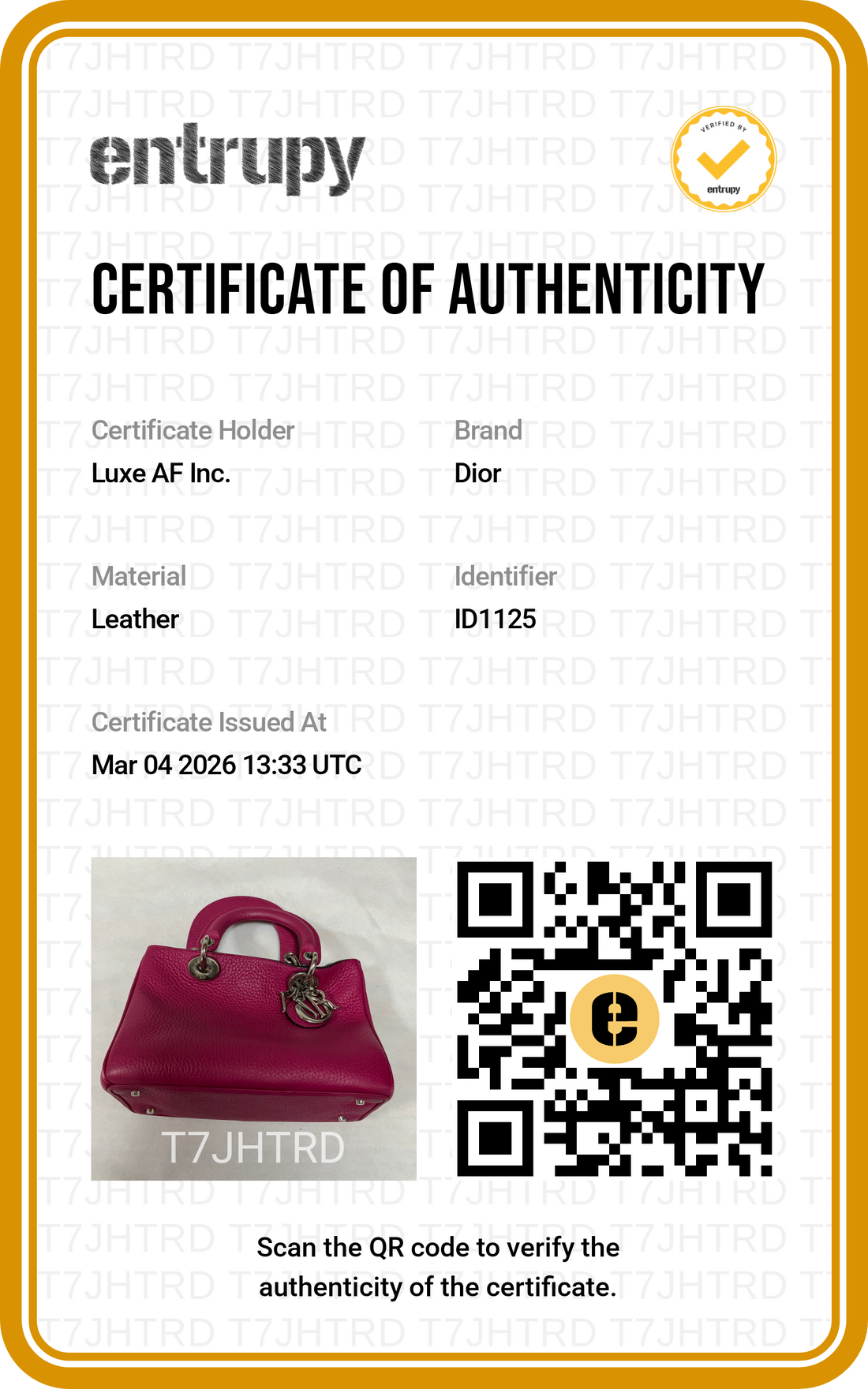 Christian Dior Diorissimo Pink Leather Handle Bag DR543