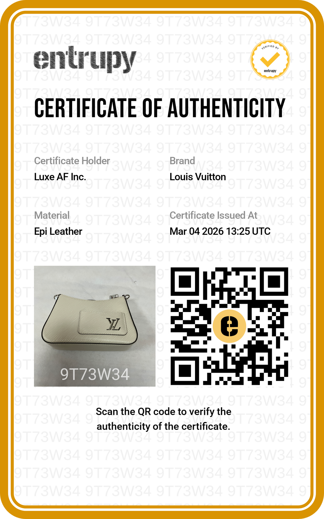 Louis Vuitton Marelle White Epi Leather Shoulder Bag LV2011