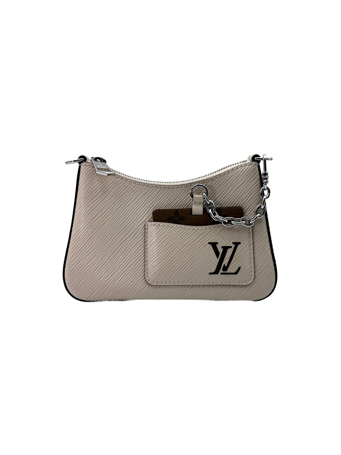 Louis Vuitton Marelle White Epi Leather Shoulder Bag LV2011