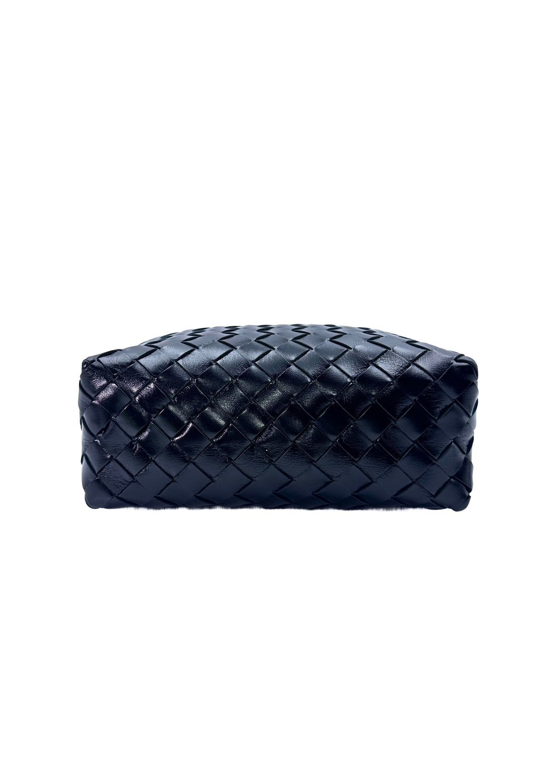 Bottega Veneta Loop Black Intrecciato Leather Shoulder Bag BV102