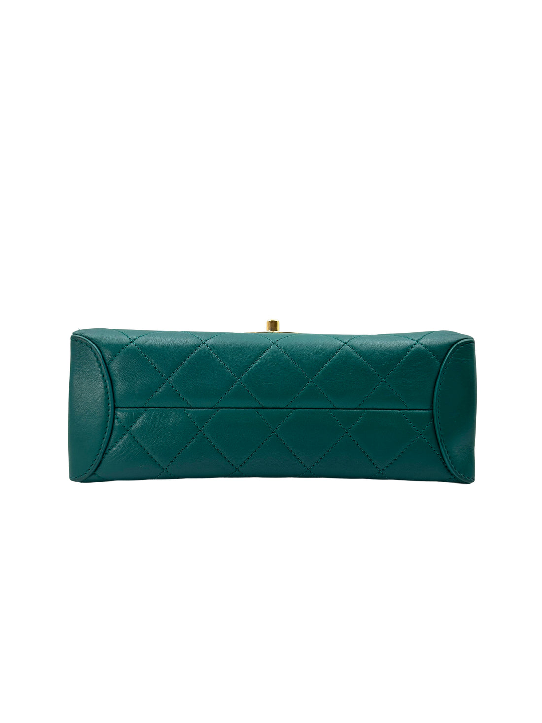 Chanel CoCo Handle Blue Quilted Leather Handle Bag With Gold Hardware(28***63) IRIS045