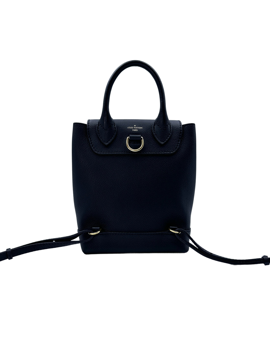 Louis Vuitton Lockme Black Taurillon Leather Backpack LV2014