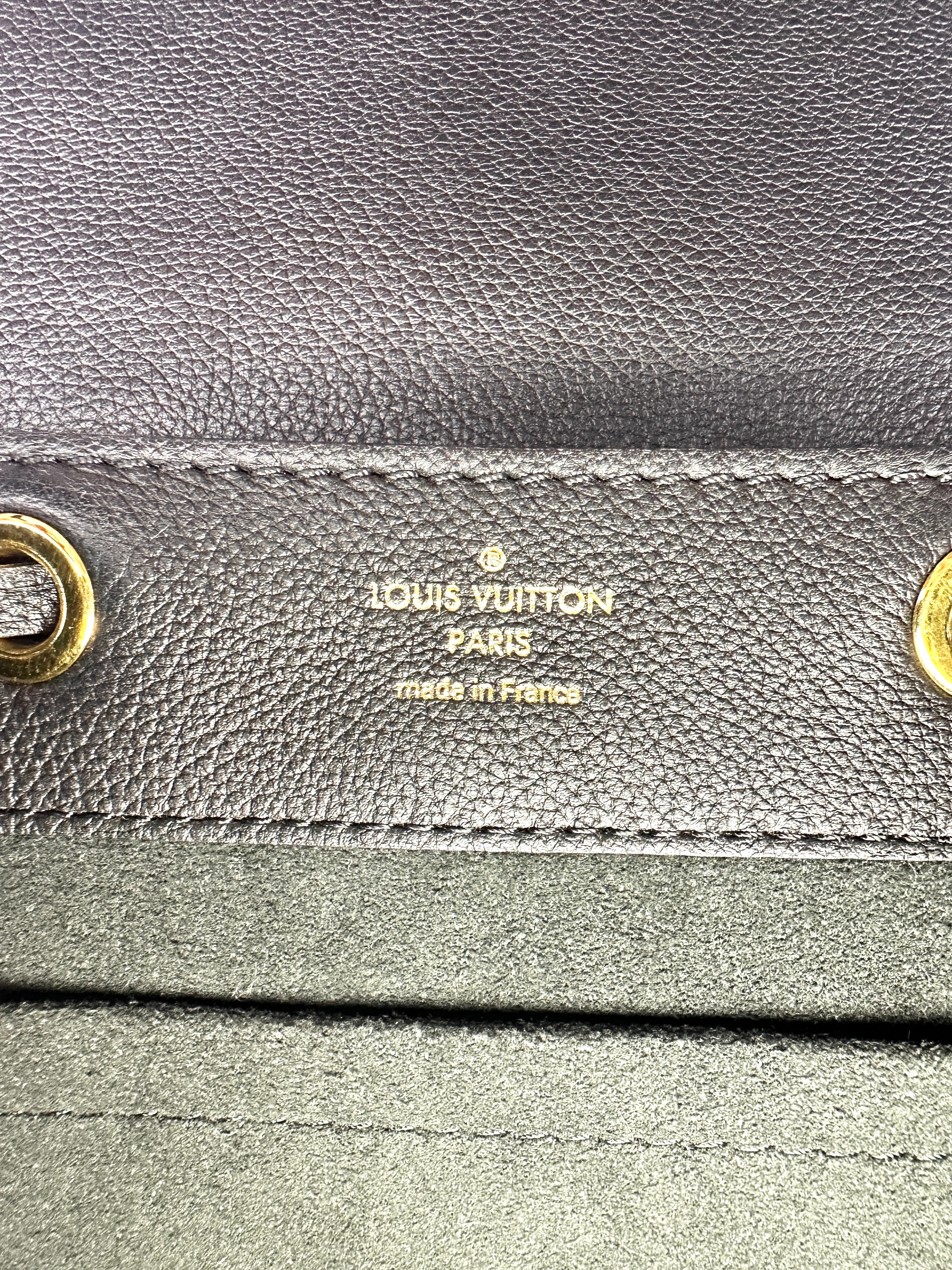 Louis Vuitton Lockme Black Taurillon Leather Backpack LV2014