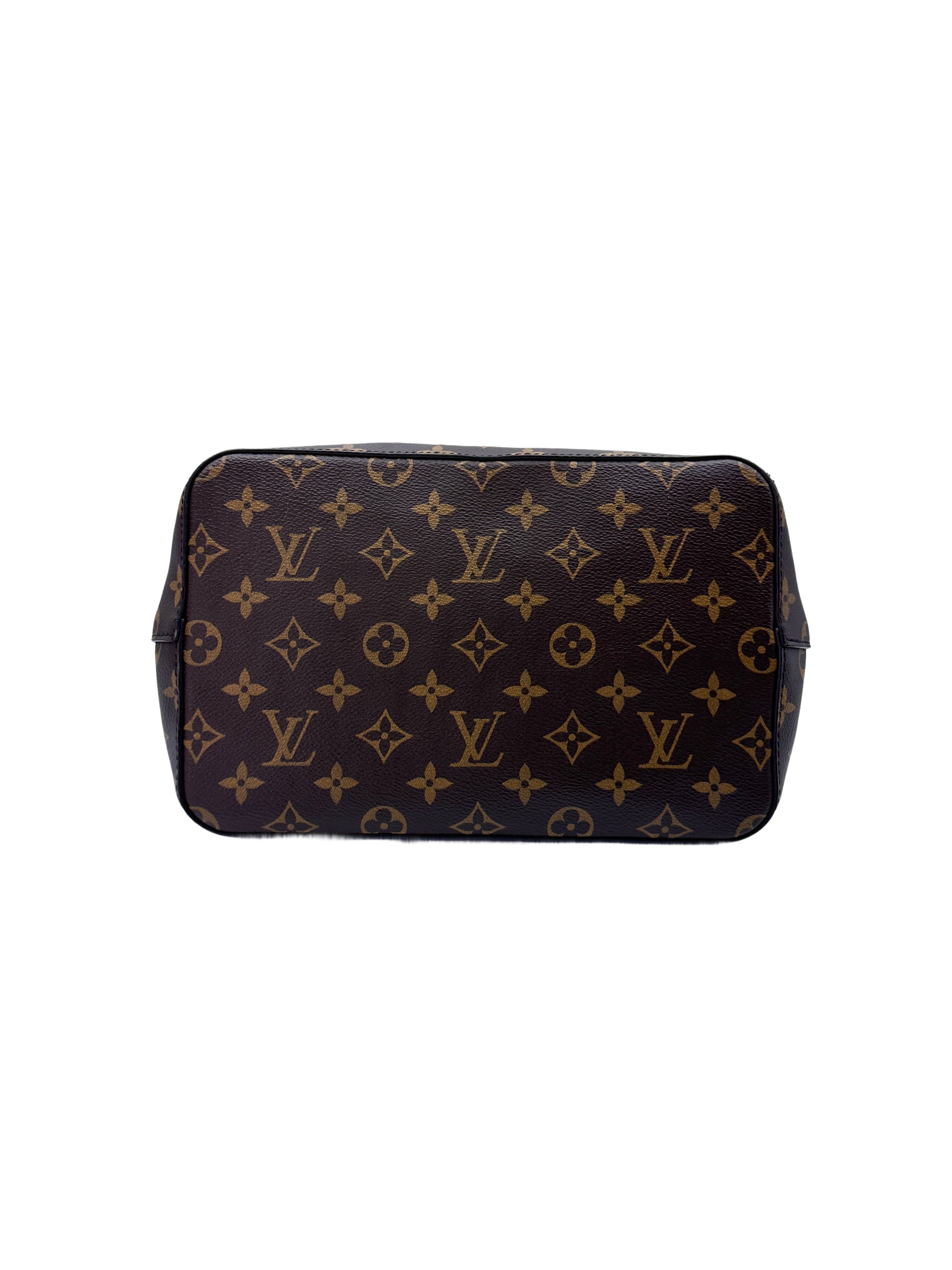 Louis Vuitton NeoNeo Monogram Canvas Bucket Bag With Brown Drawstring LV2020