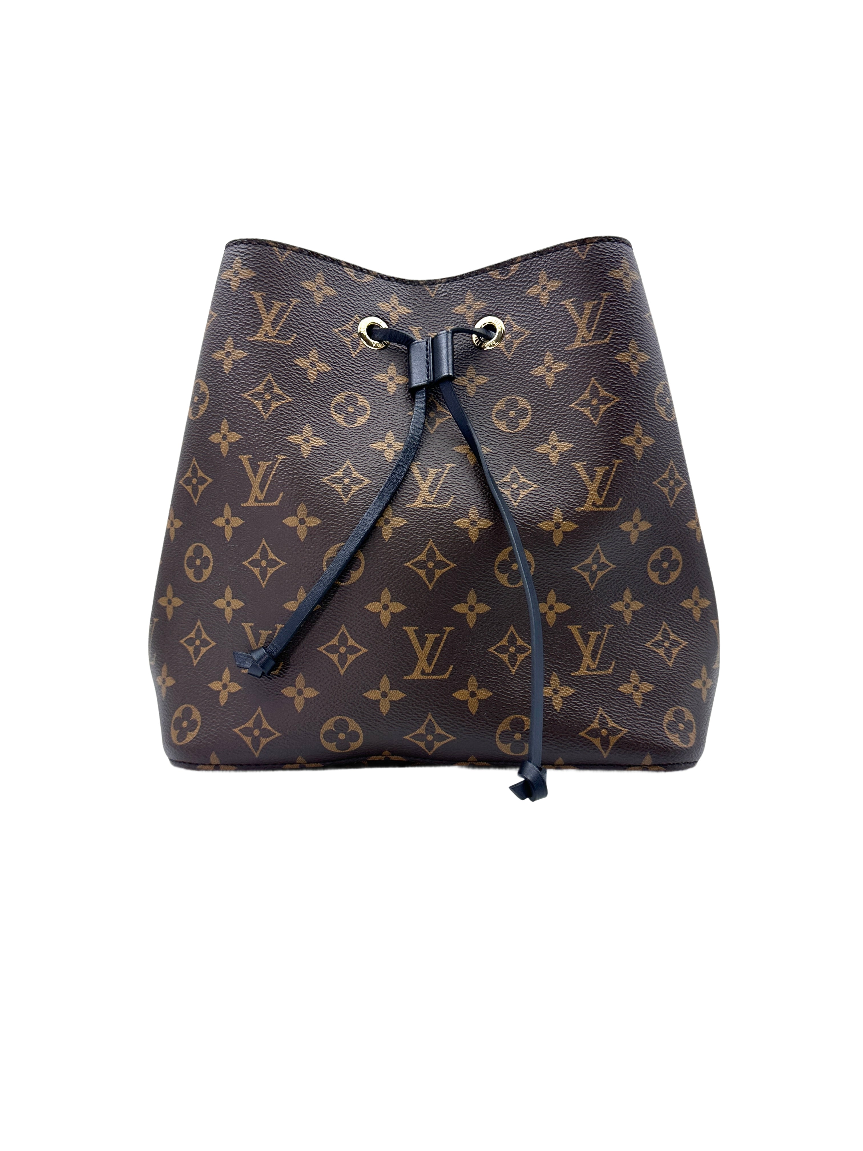 Louis Vuitton NeoNeo Monogram Canvas Bucket Bag With Black Drawstring LV2016