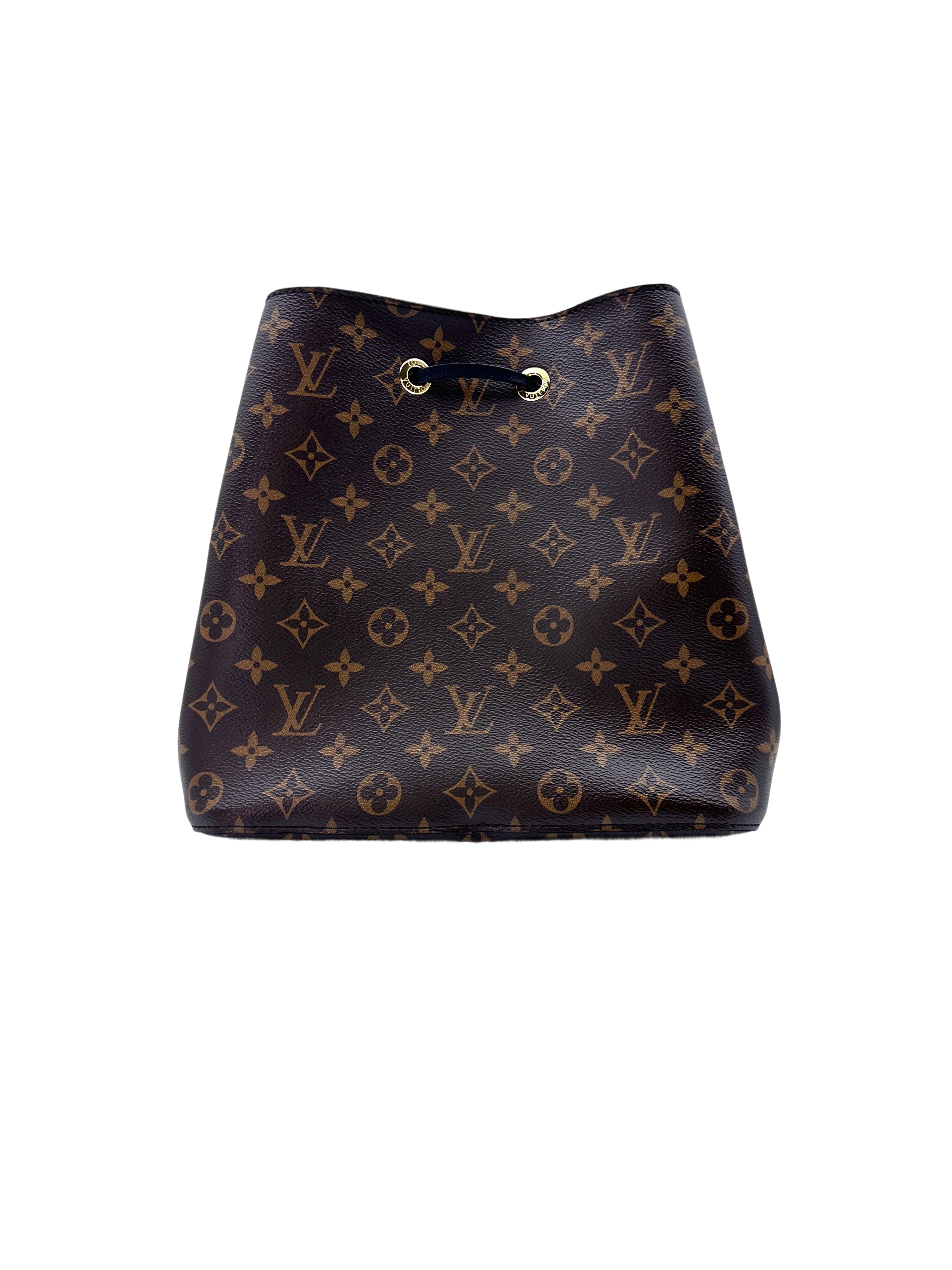 Louis Vuitton NeoNeo Monogram Canvas Bucket Bag With Black Drawstring LV2016