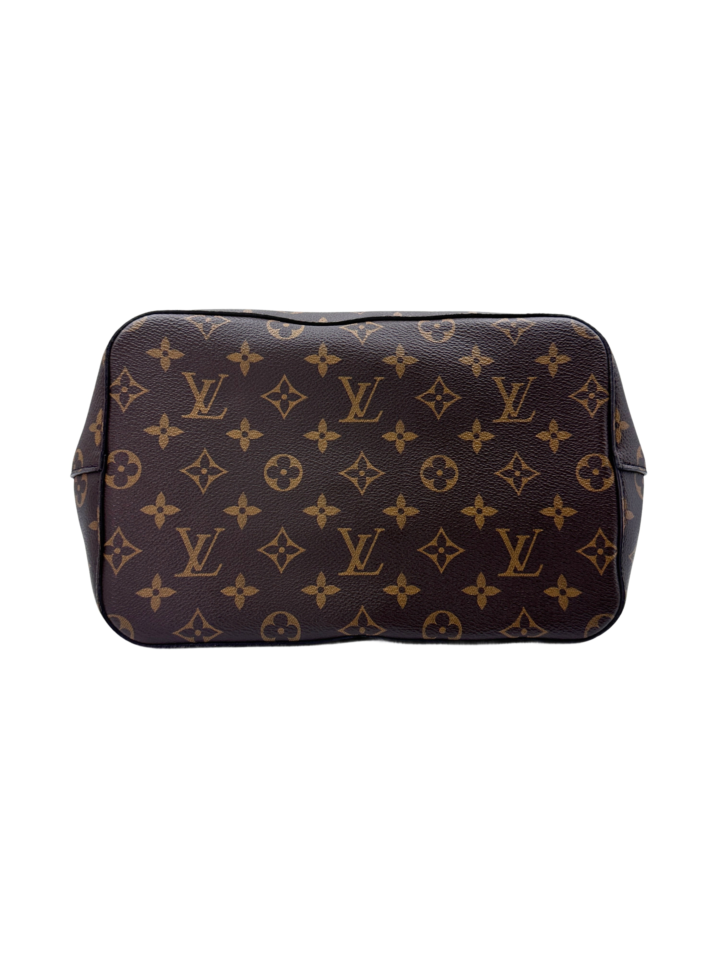 Louis Vuitton NeoNeo Monogram Canvas Bucket Bag With Black Drawstring LV2016