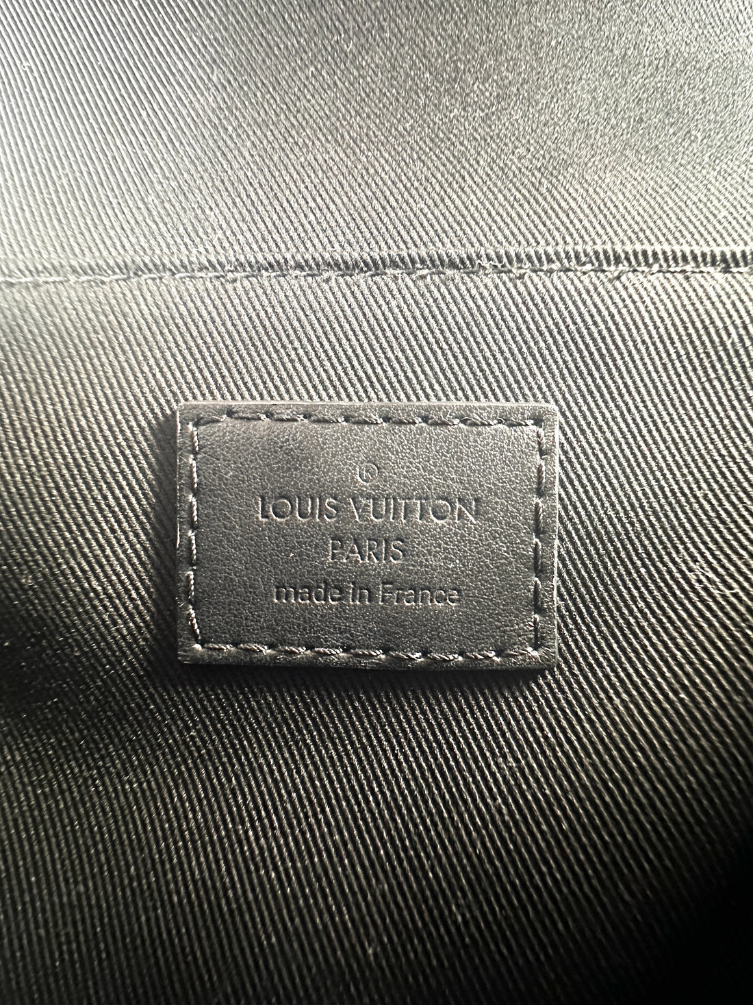 Louis Vuitton Nano Steamer Black Monogram Eclipse Canvas Handle Bag LV2019