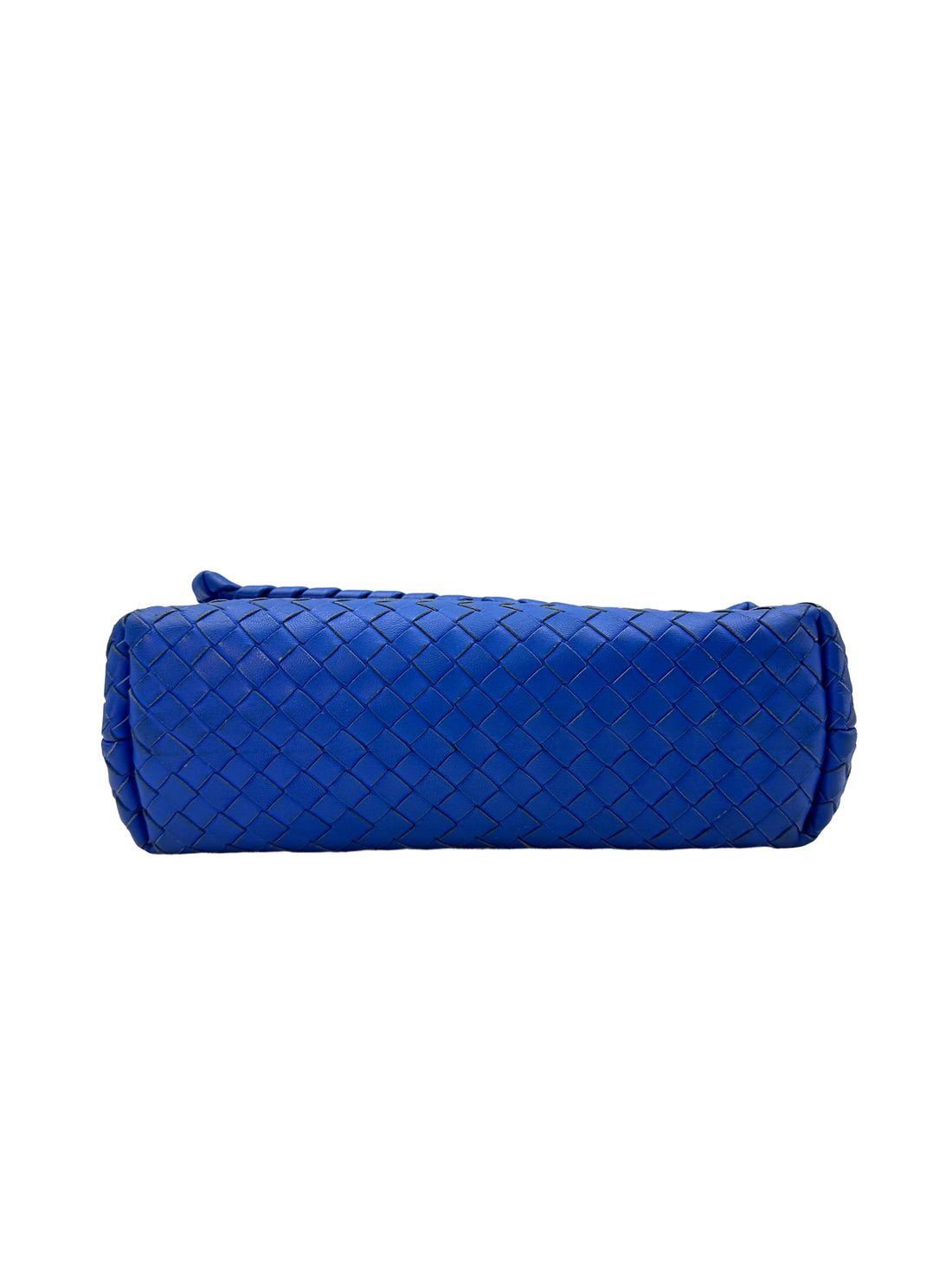 Bottega Veneta Olimpia Blue Intrecciato Leather Medium Size Shoulder Bag LV2021