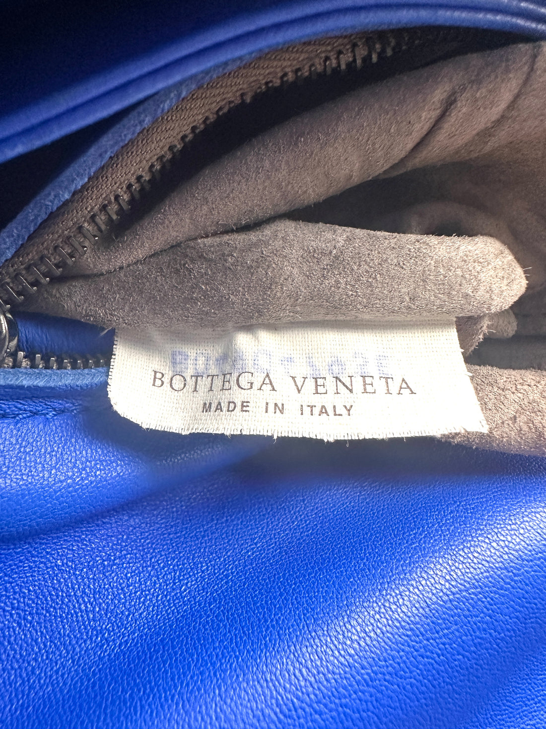 Bottega Veneta Olimpia Blue Intrecciato Leather Medium Size Shoulder Bag LV2021