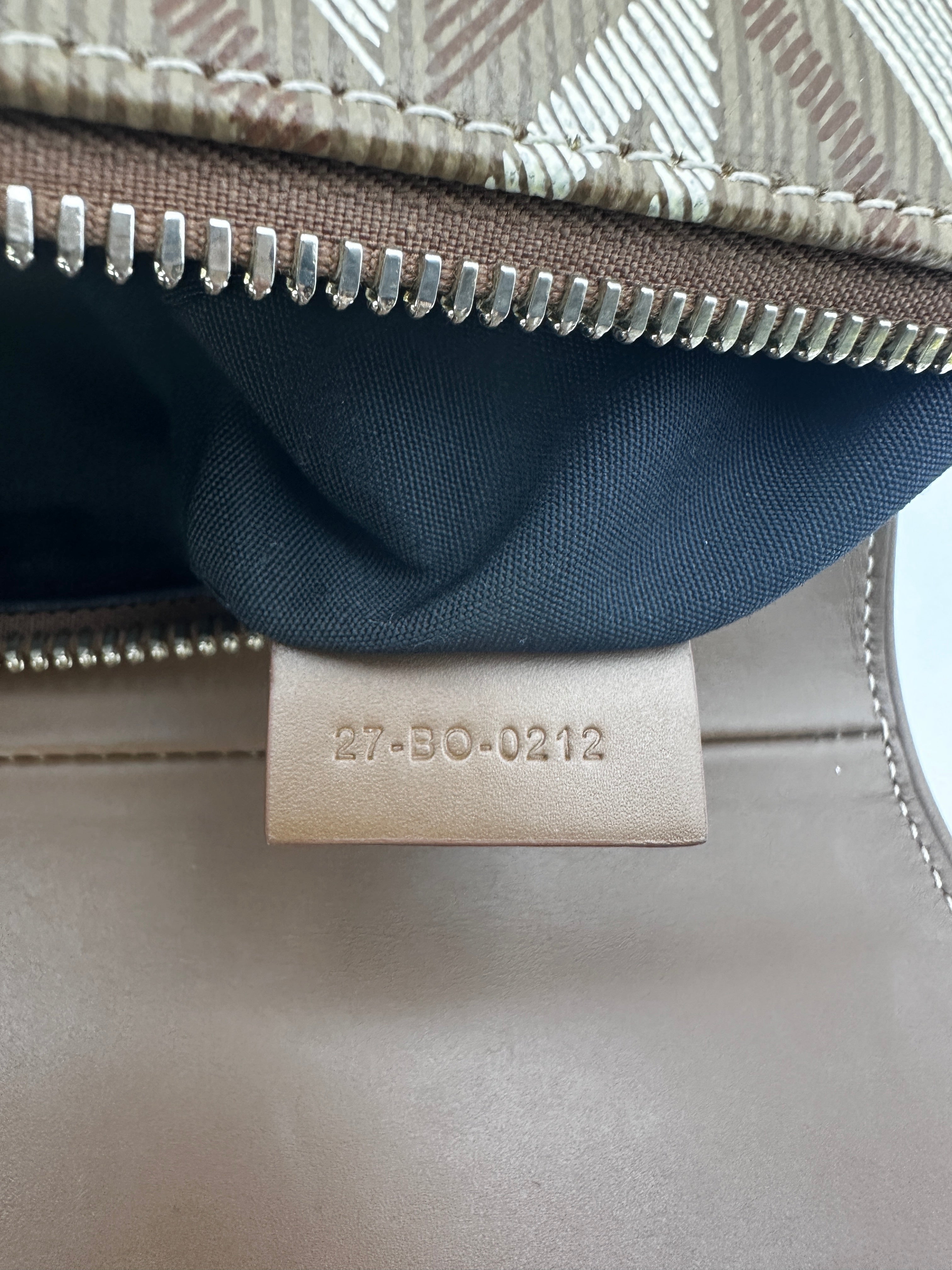 Christian Dior CD Diamond Brown Leather Saddle Bag DR525
