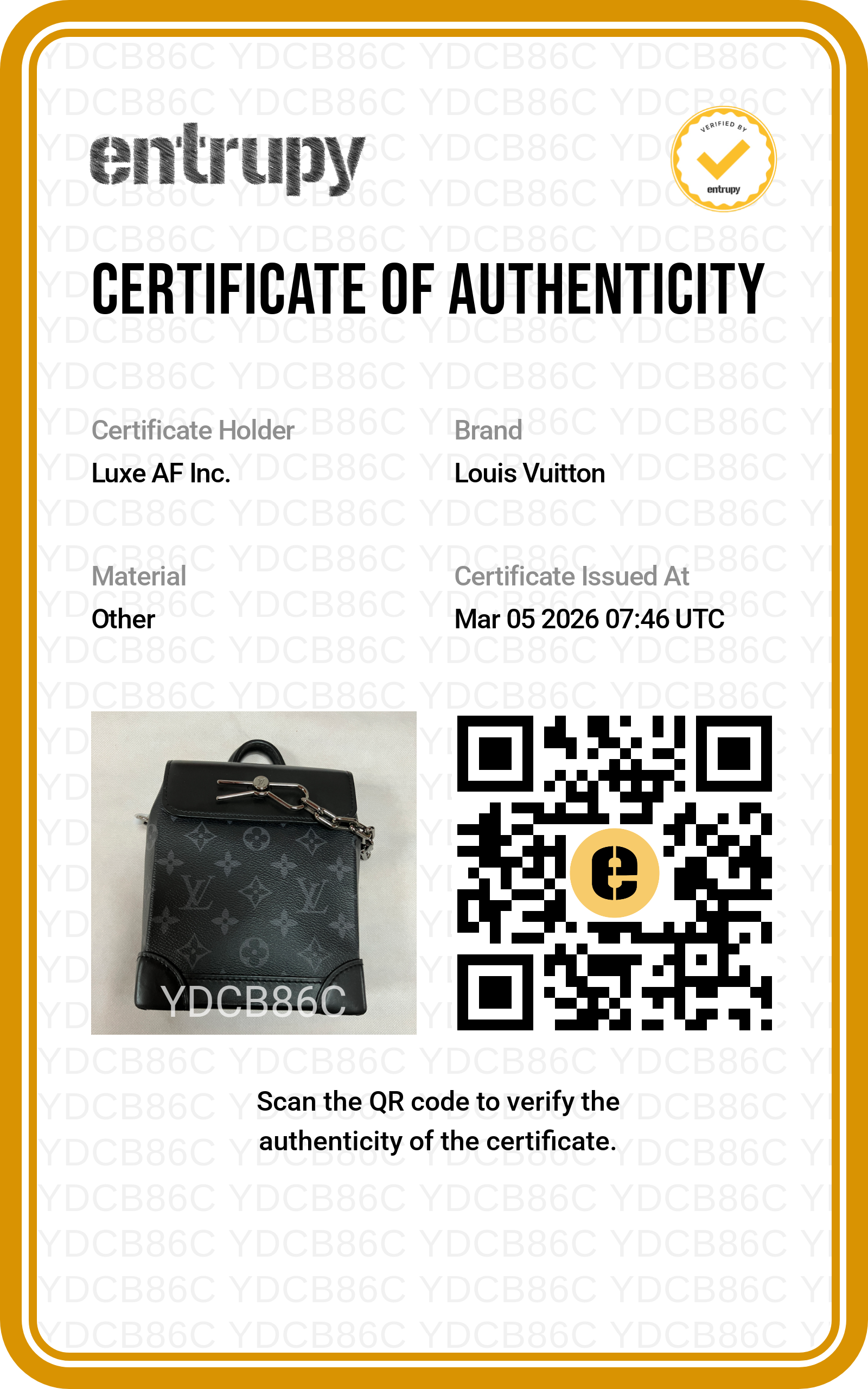 Louis Vuitton Nano Steamer Black Monogram Eclipse Canvas Handle Bag LV2019