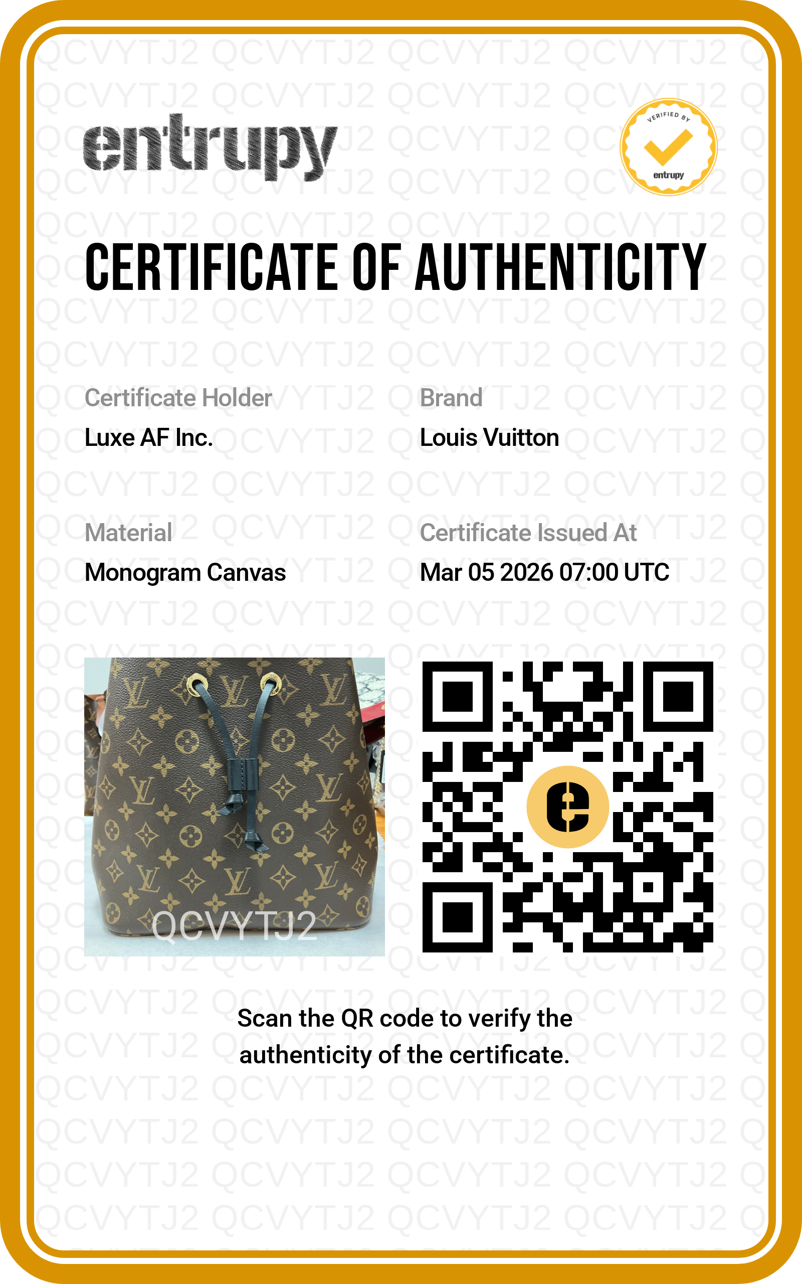 Louis Vuitton NeoNeo Monogram Canvas Bucket Bag With Black Drawstring LV2016