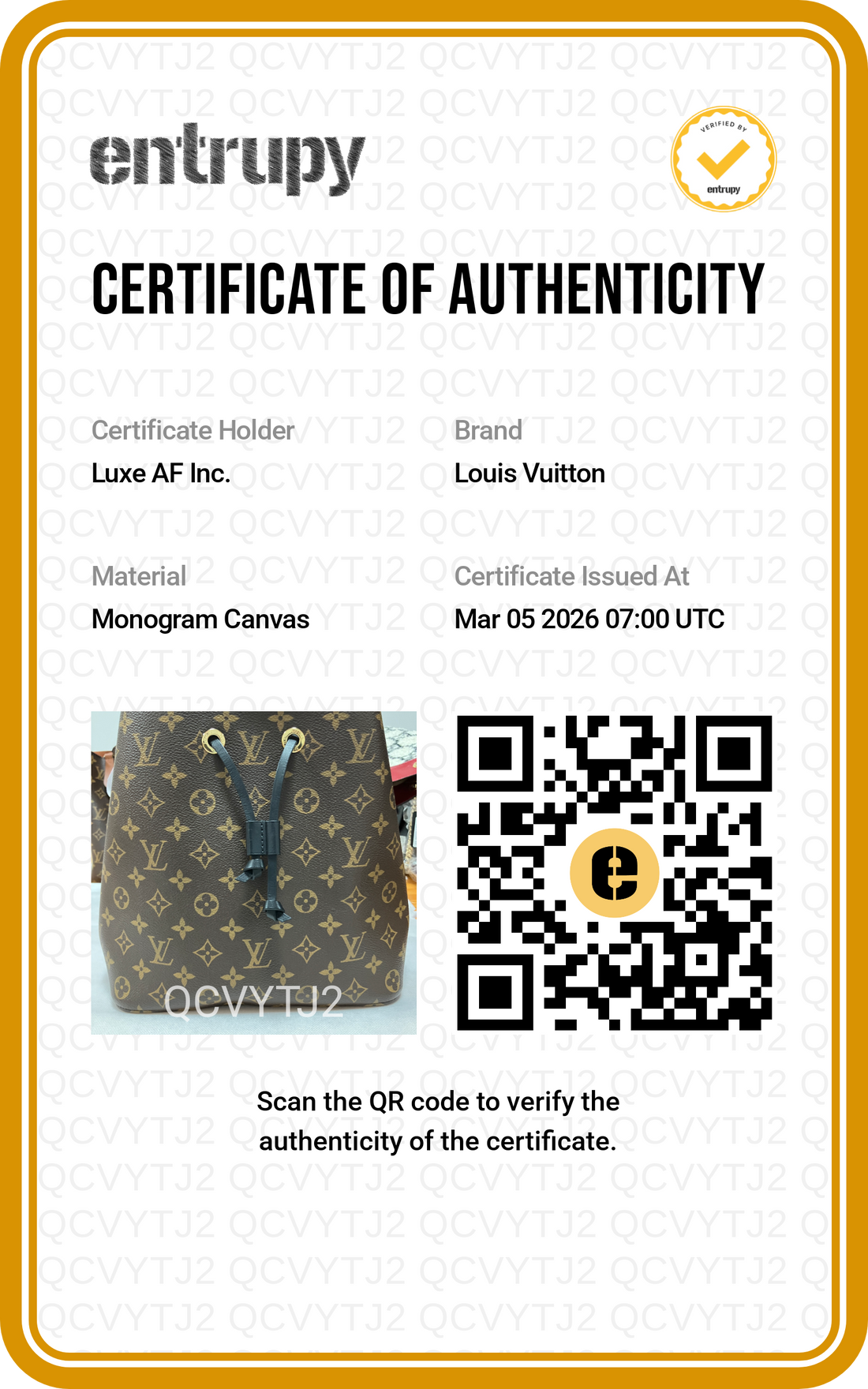 Louis Vuitton NeoNeo Monogram Canvas Bucket Bag With Black Drawstring LV2016
