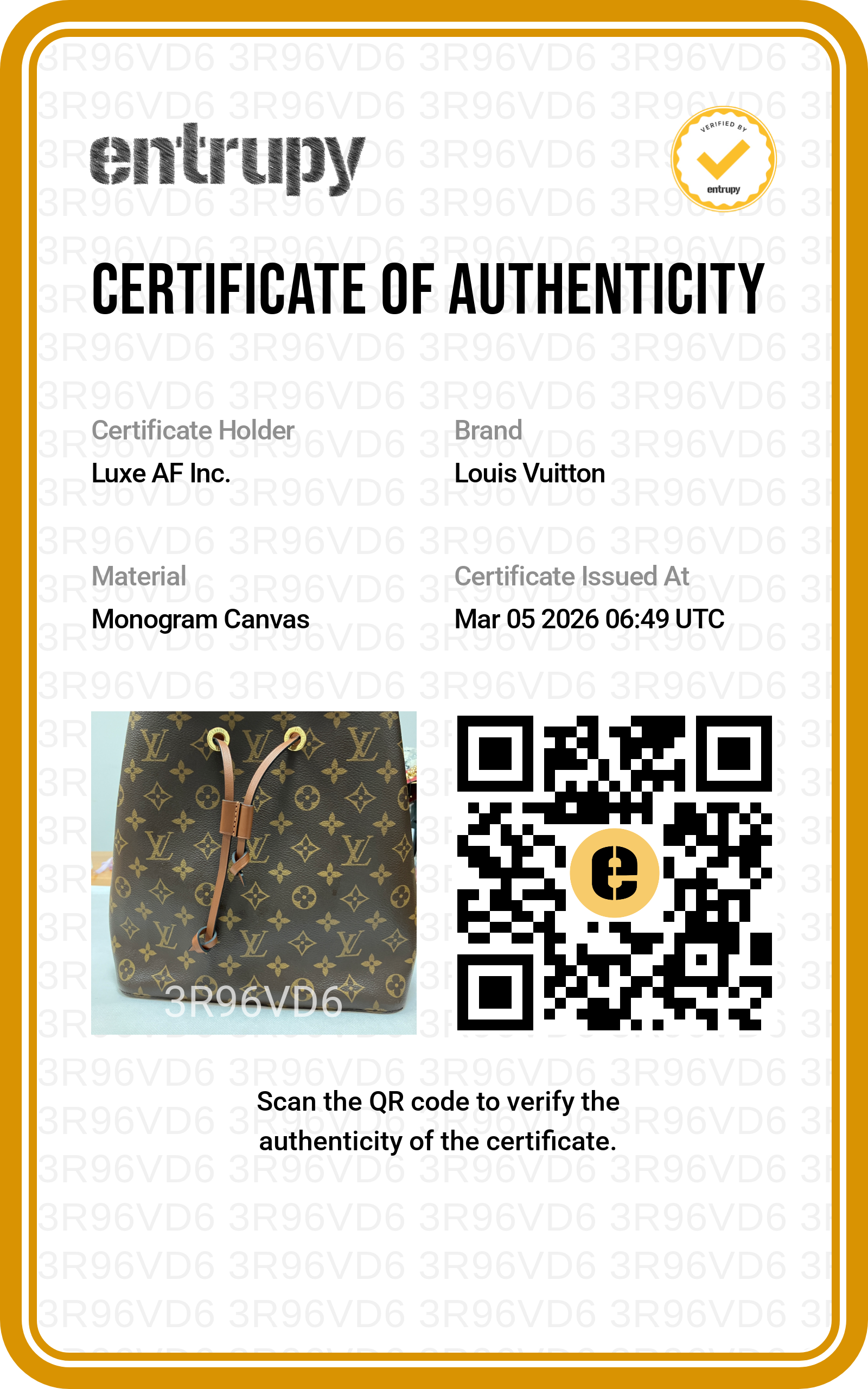 Louis Vuitton NeoNeo Monogram Canvas Bucket Bag With Brown Drawstring LV2020