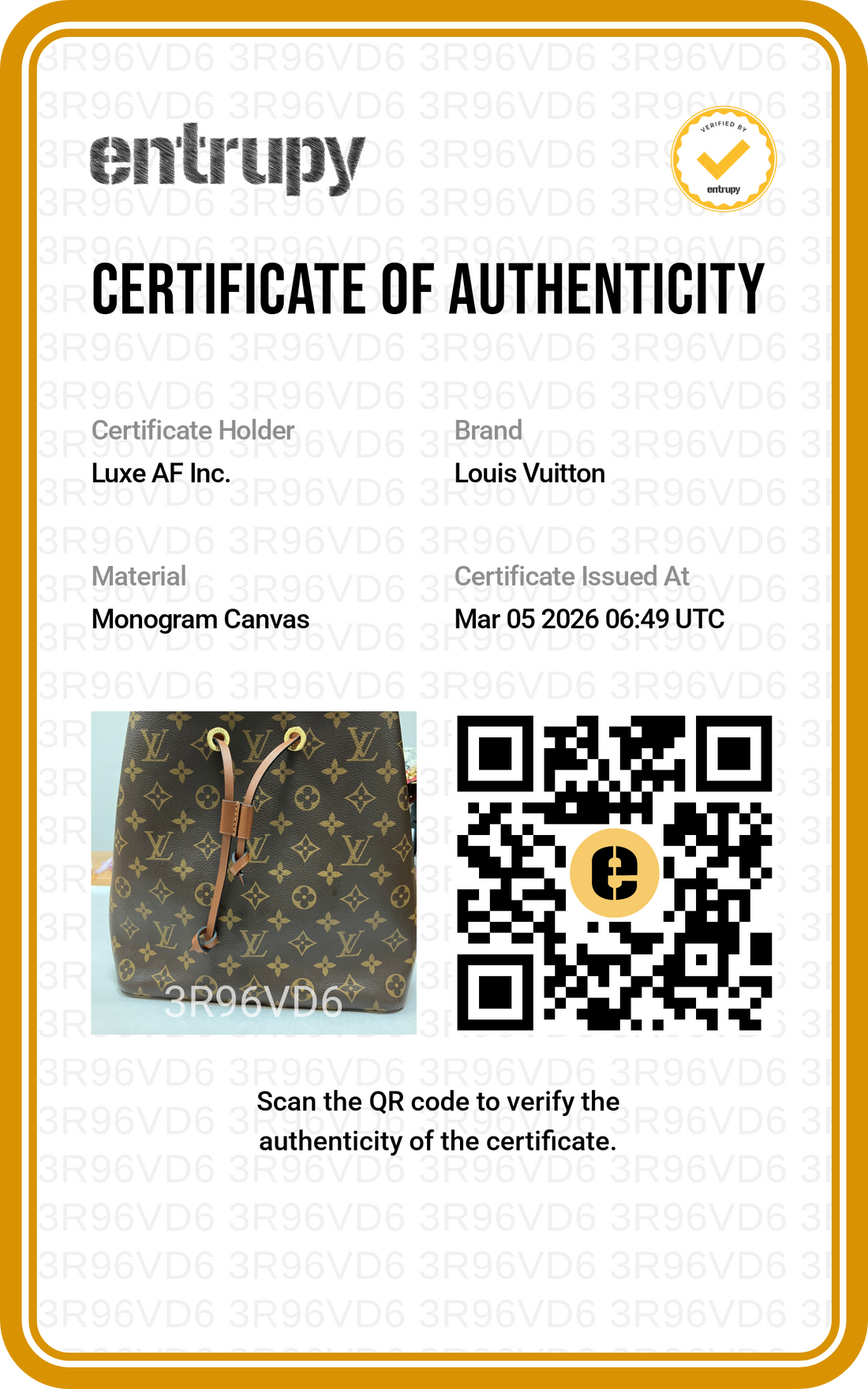 Louis Vuitton NeoNeo Monogram Canvas Bucket Bag With Brown Drawstring LV2020
