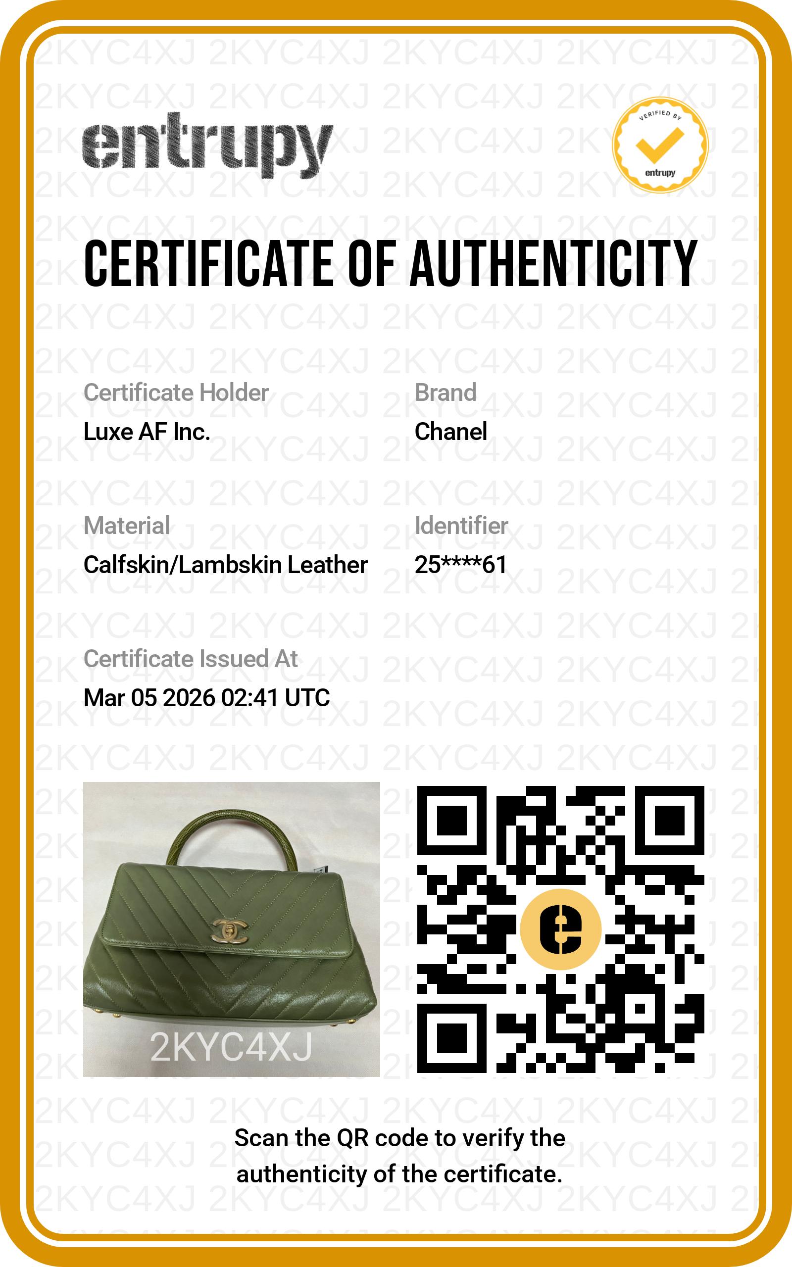 Chanel CoCo Handle Green Chevron Quilted Leather Medium Size Lizard Handle Bag(25***61) CC1453