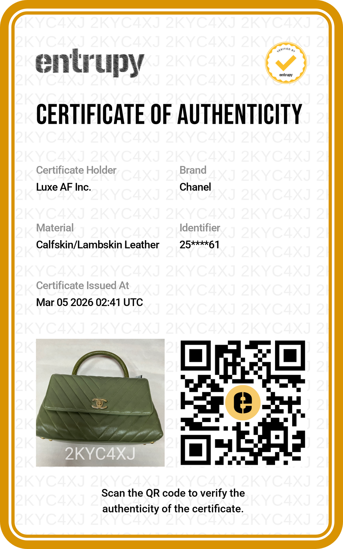 Chanel CoCo Handle Green Chevron Quilted Leather Medium Size Lizard Handle Bag(25***61) CC1453