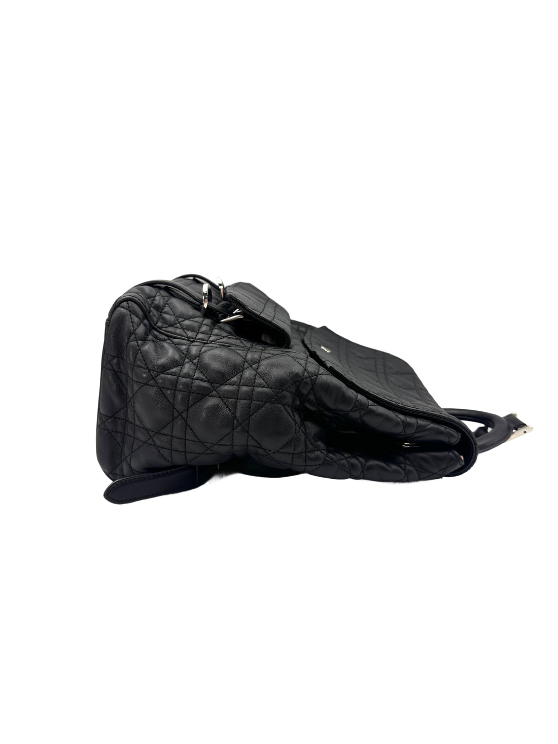 Christian Dior Stardust Black Cannage Leather Backpcak DR533