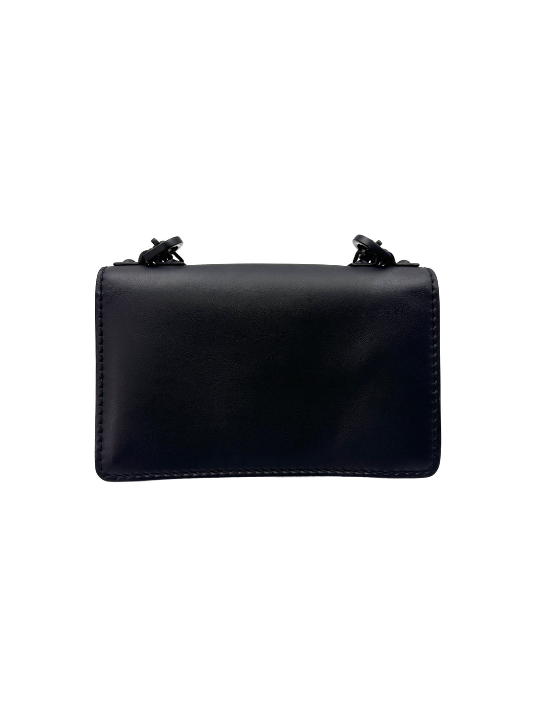 Christian Dior J'Adior Ultramatte Black Leather Small Size Chain Flap Bag DR527