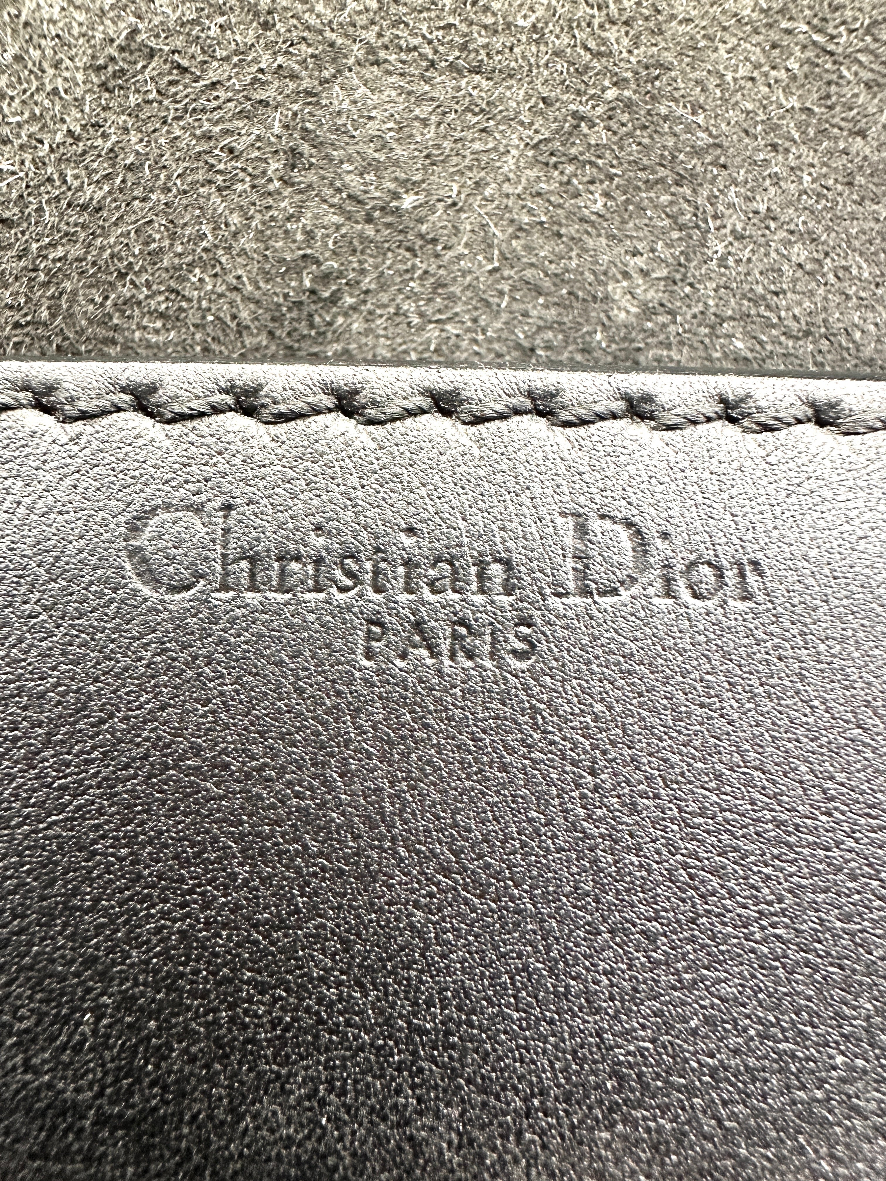 Christian Dior J'Adior Ultramatte Black Leather Small Size Chain Flap Bag DR527