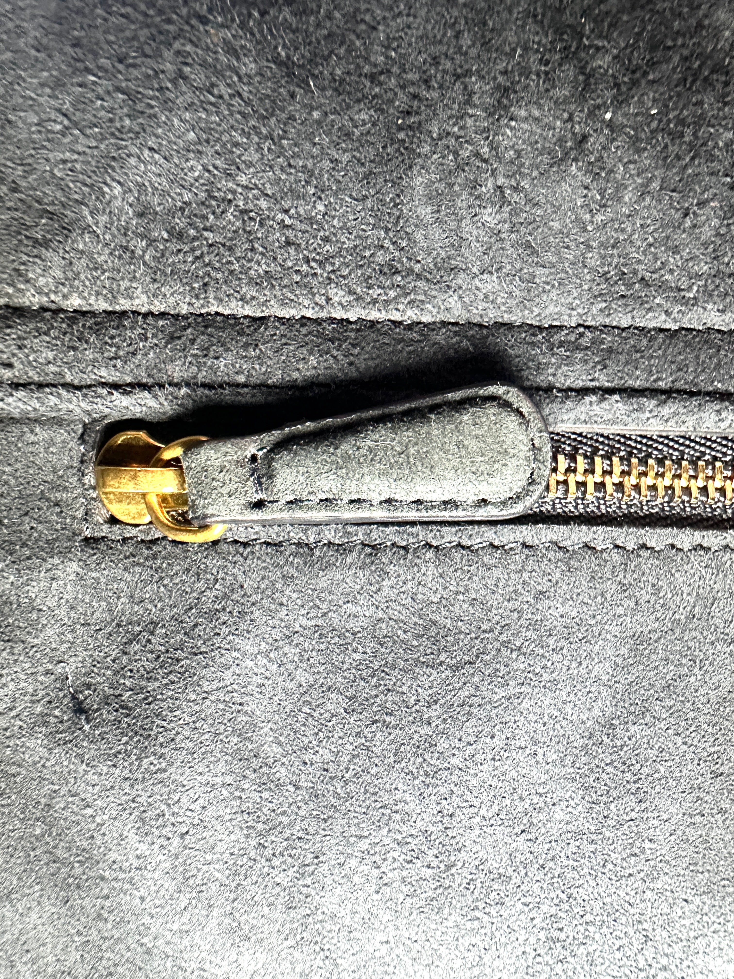 Christian Dior Lady Dior Blue Studded Cannage Denim Handle Bag With Gold Charms DR528