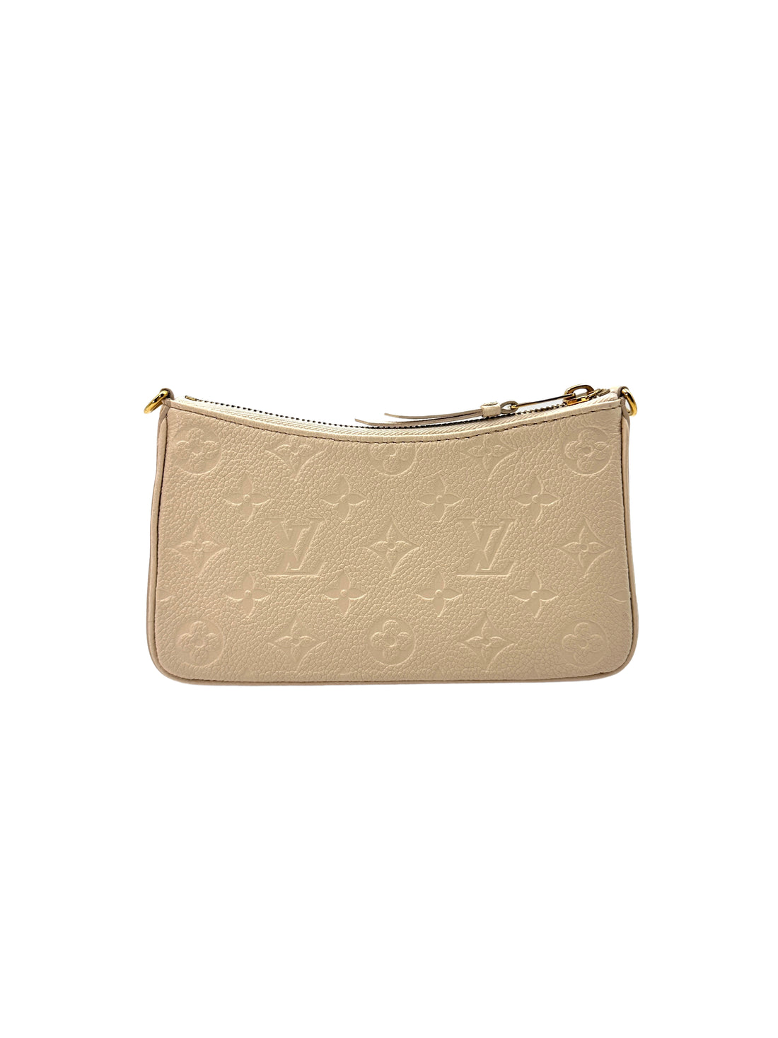 Louis Vuitton Easy Pouch On Strap White Monogram Empreinte Leather Pouch LV2022