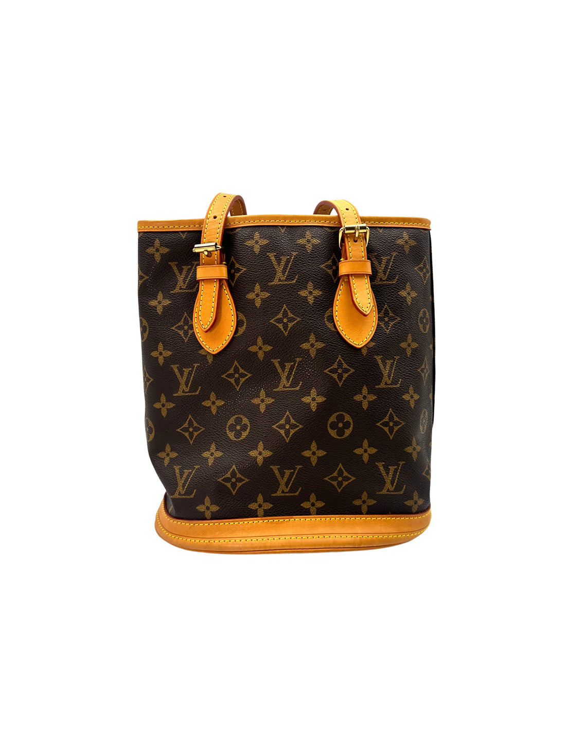 Louis Vuitton Monogram Bucket Brown Canvas Shoulder Bag LV2030