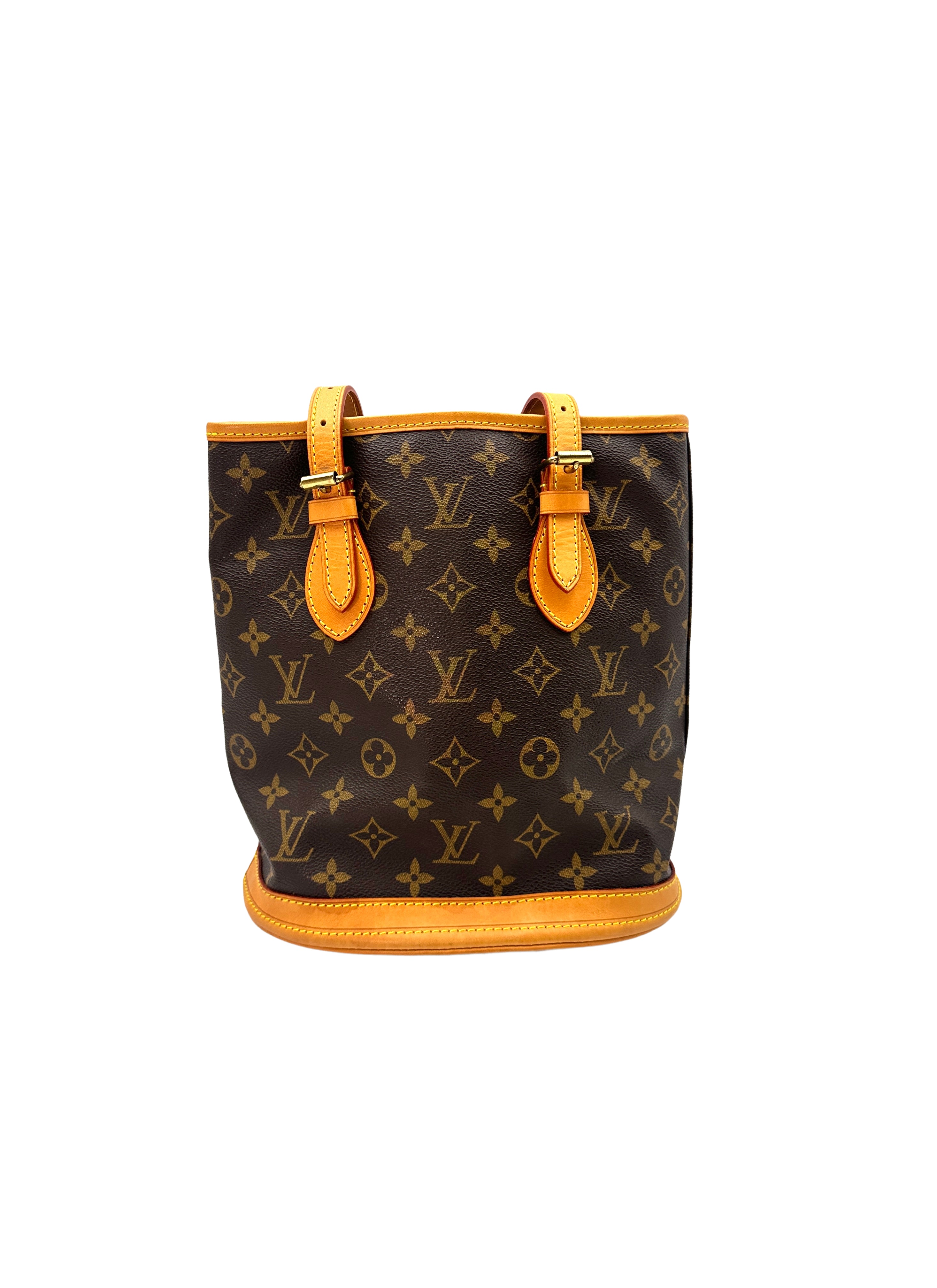 Louis Vuitton Monogram Bucket Brown Canvas Shoulder Bag LV2030