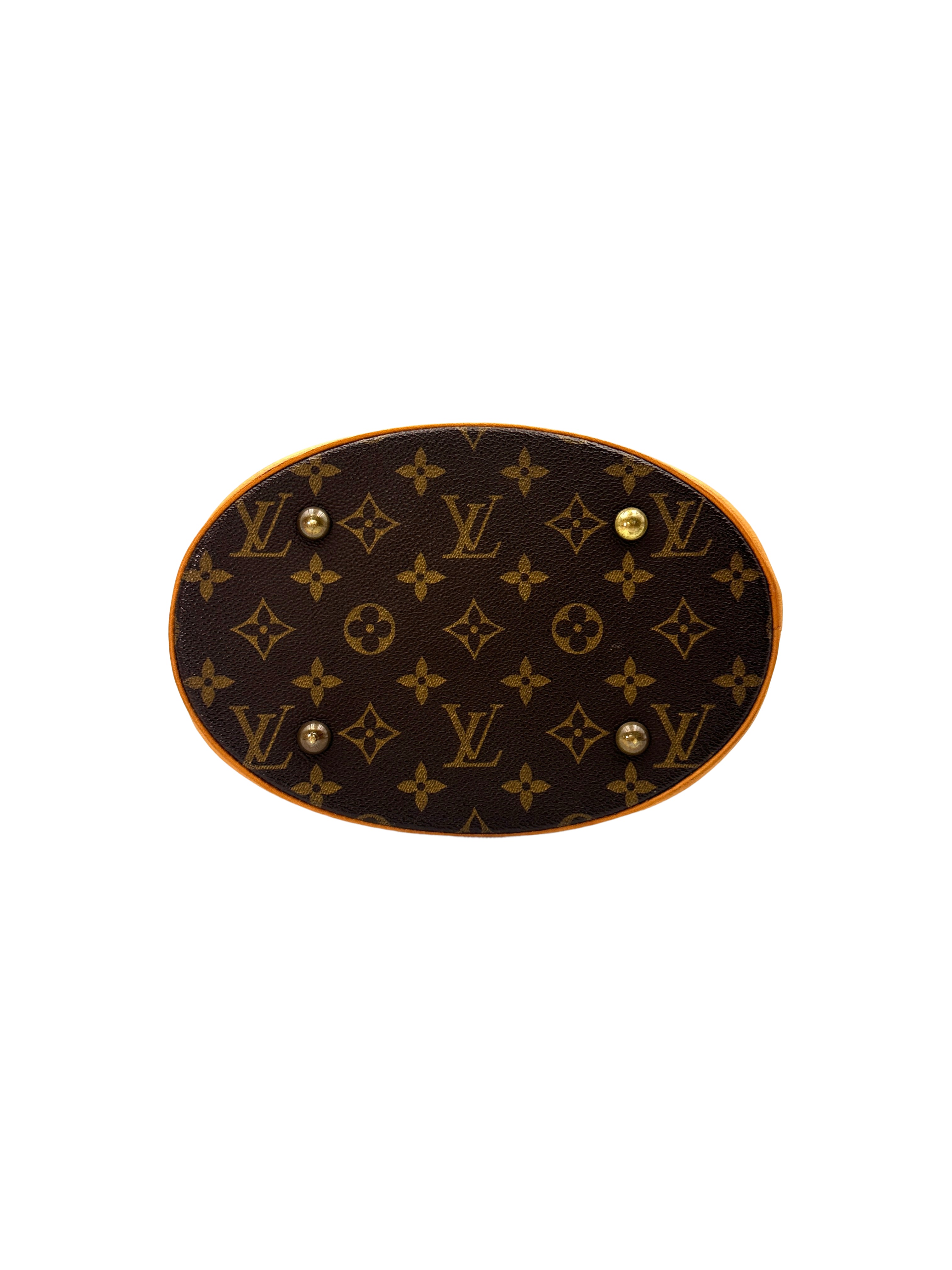 Louis Vuitton Monogram Bucket Brown Canvas Shoulder Bag LV2030