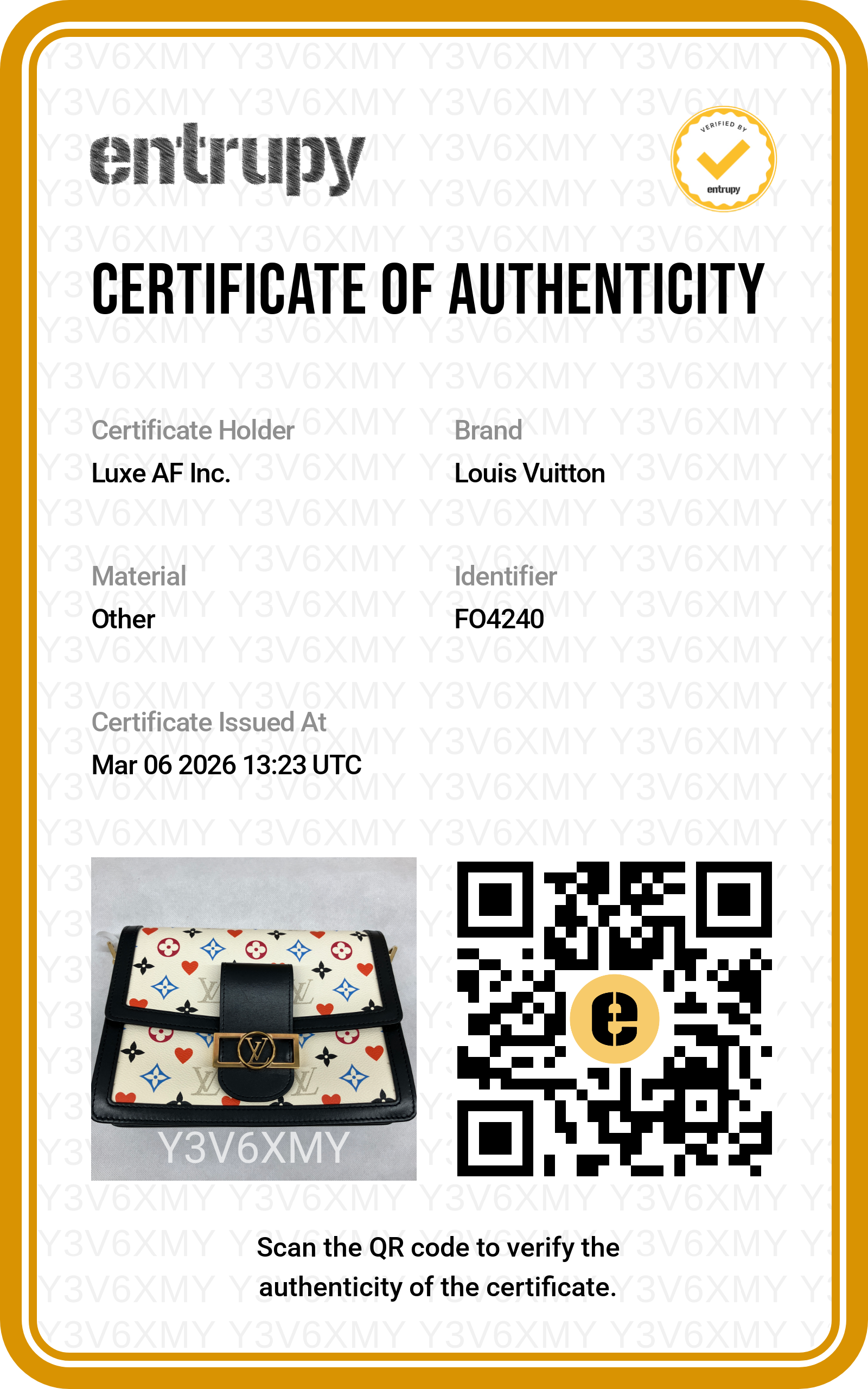 Louis Vuitton "Game On" Dauphine Monogram Canvas Medium Size Shoulder Bag LV2032