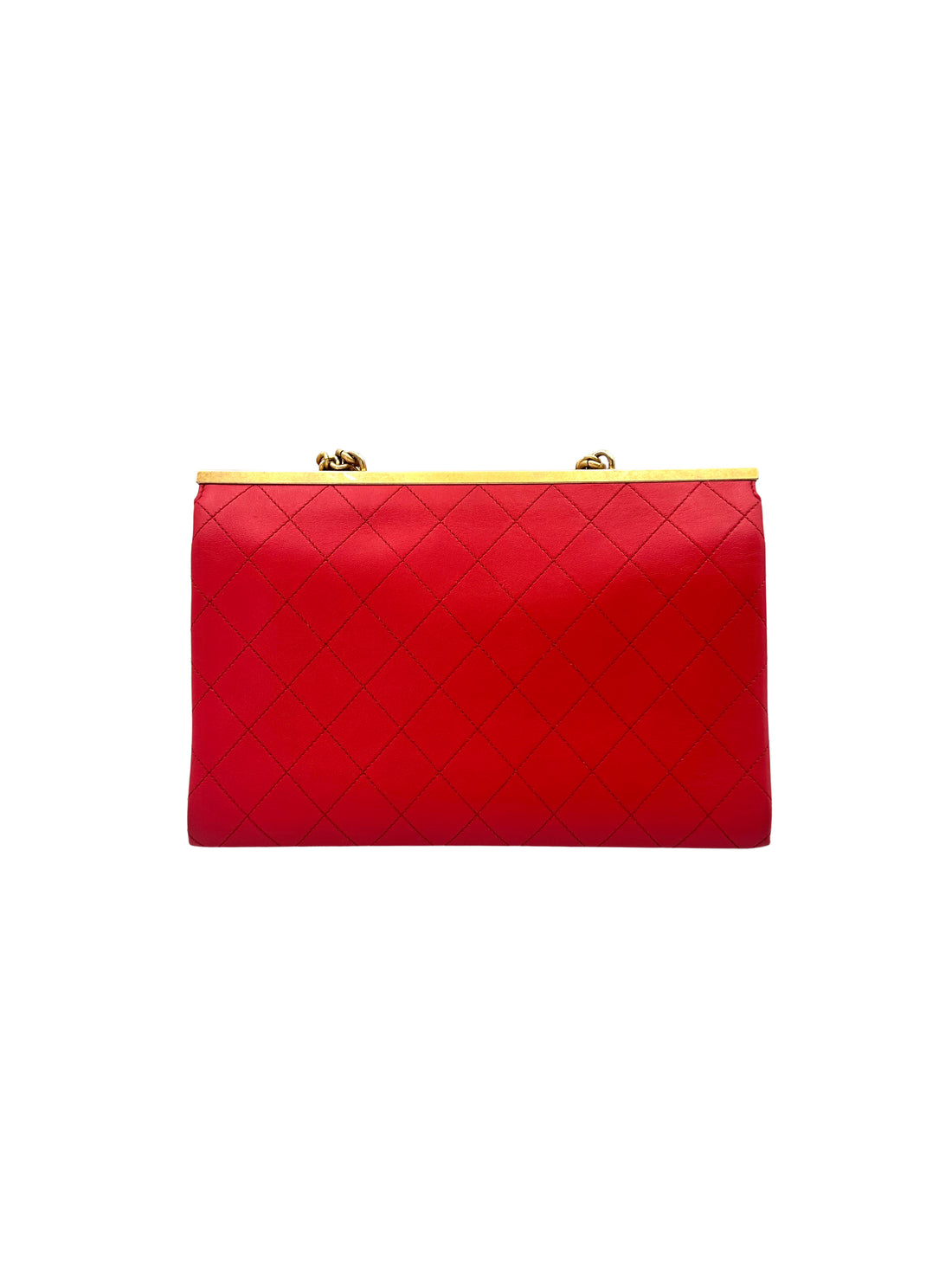 Chanel CoCo Luxe Red Quilted Calfskin Flap Bag(29***07) CC1462