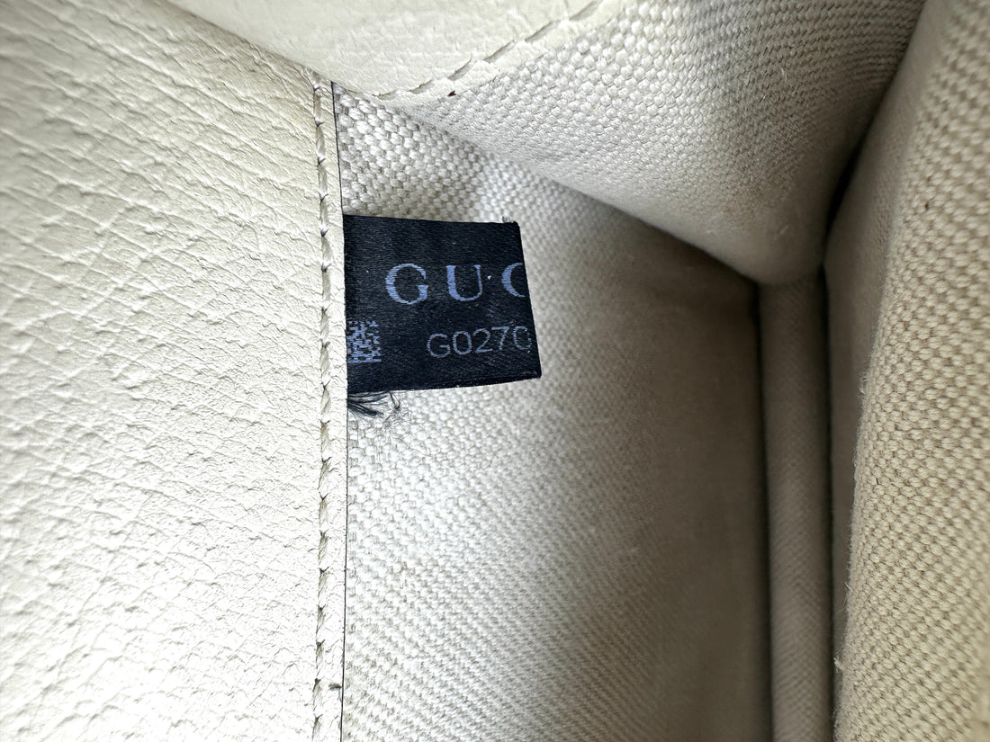 Gucci Dionysus White Textured Leather Chain Bag GG738