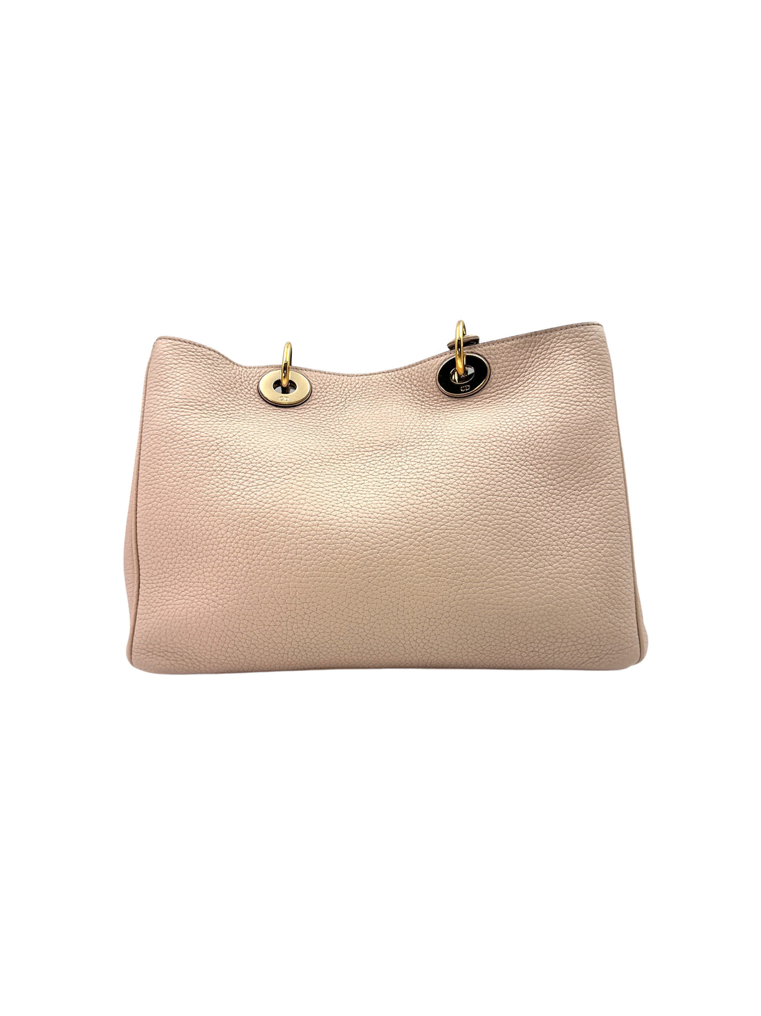 Christian Dior Diorissimo White Leather Handle Bag With Pouch DR535